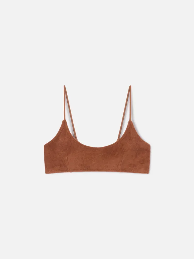 mc2-saint-barth-top-bikini-judy-bralette-marrone-in-spugna-tinta-unita image 1