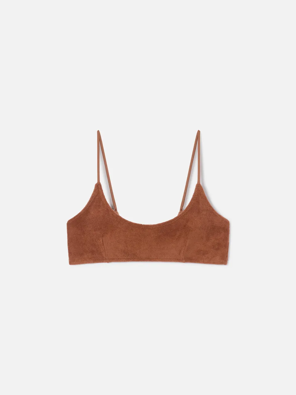 mc2-saint-barth-top-bikini-judy-bralette-marrone-in-spugna-tinta-unita image 1