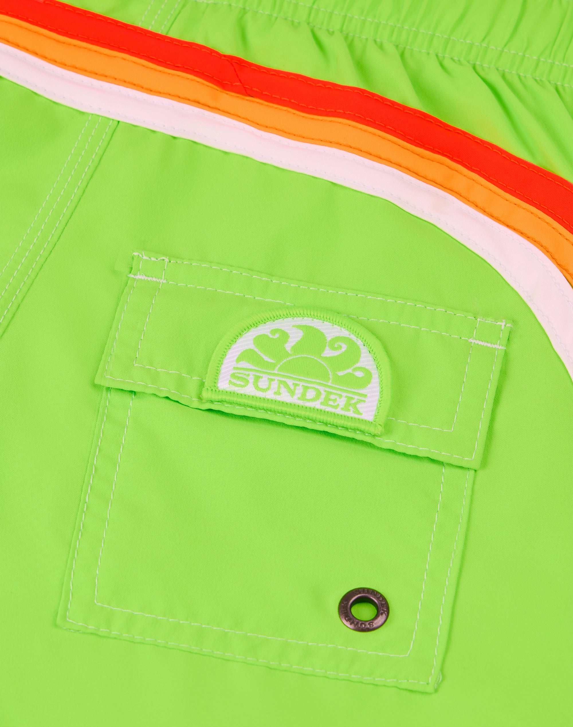sundek-costume-da-bagno-bambino-corto-con-arcobaleno-in-repreve image 3