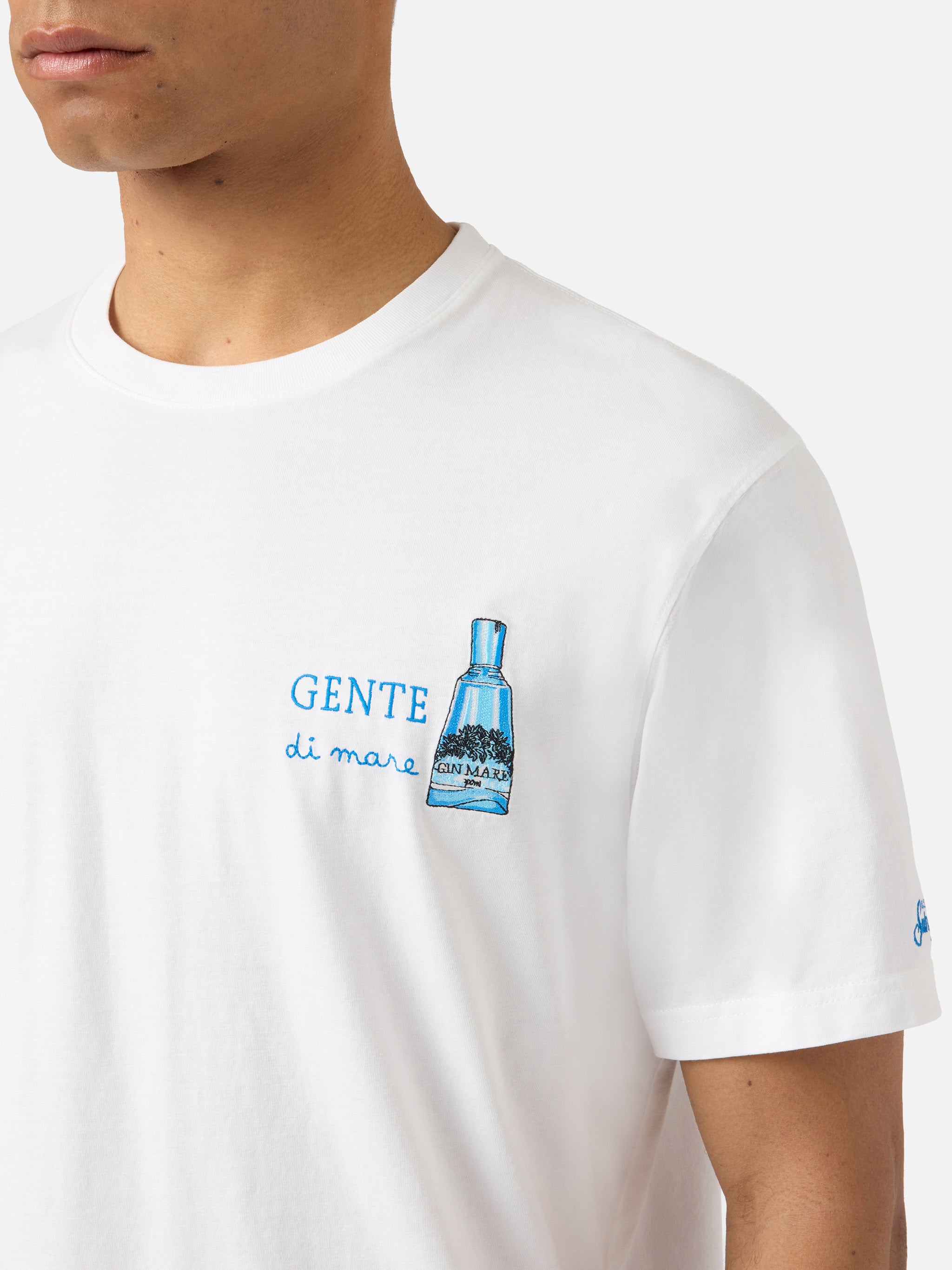 mc2-saint-barth-t-shirt-portofino-uomo-bianca-gente-di-mare-special-edition-gin- image 2
