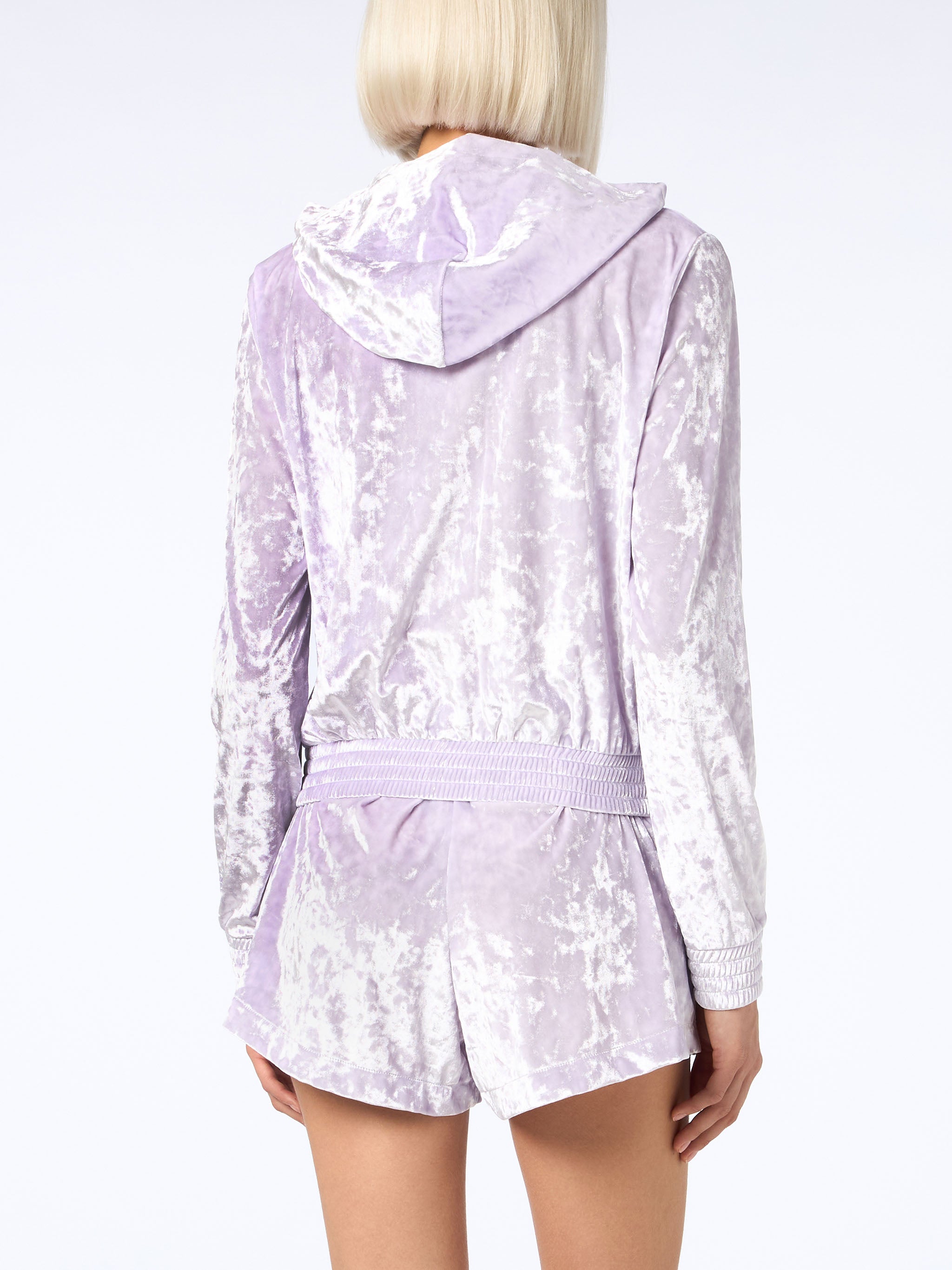 mc2-saint-barth-felpa-jasmine-donna-lilla-in-ciniglia-con-zip image 3