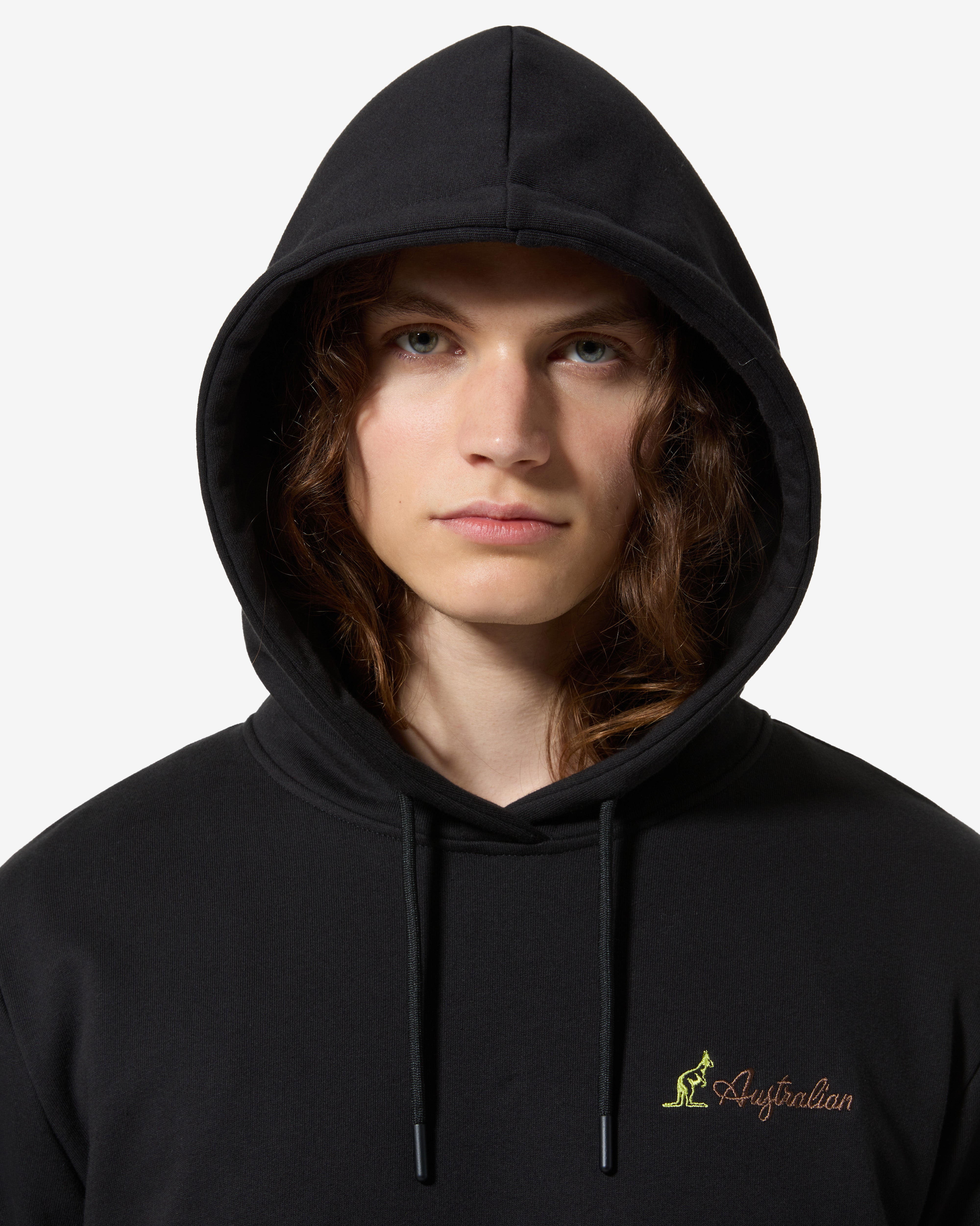 australian-aussie-hoodie-shawn-dickinson-felpa-con-cappuccio-nera image 4