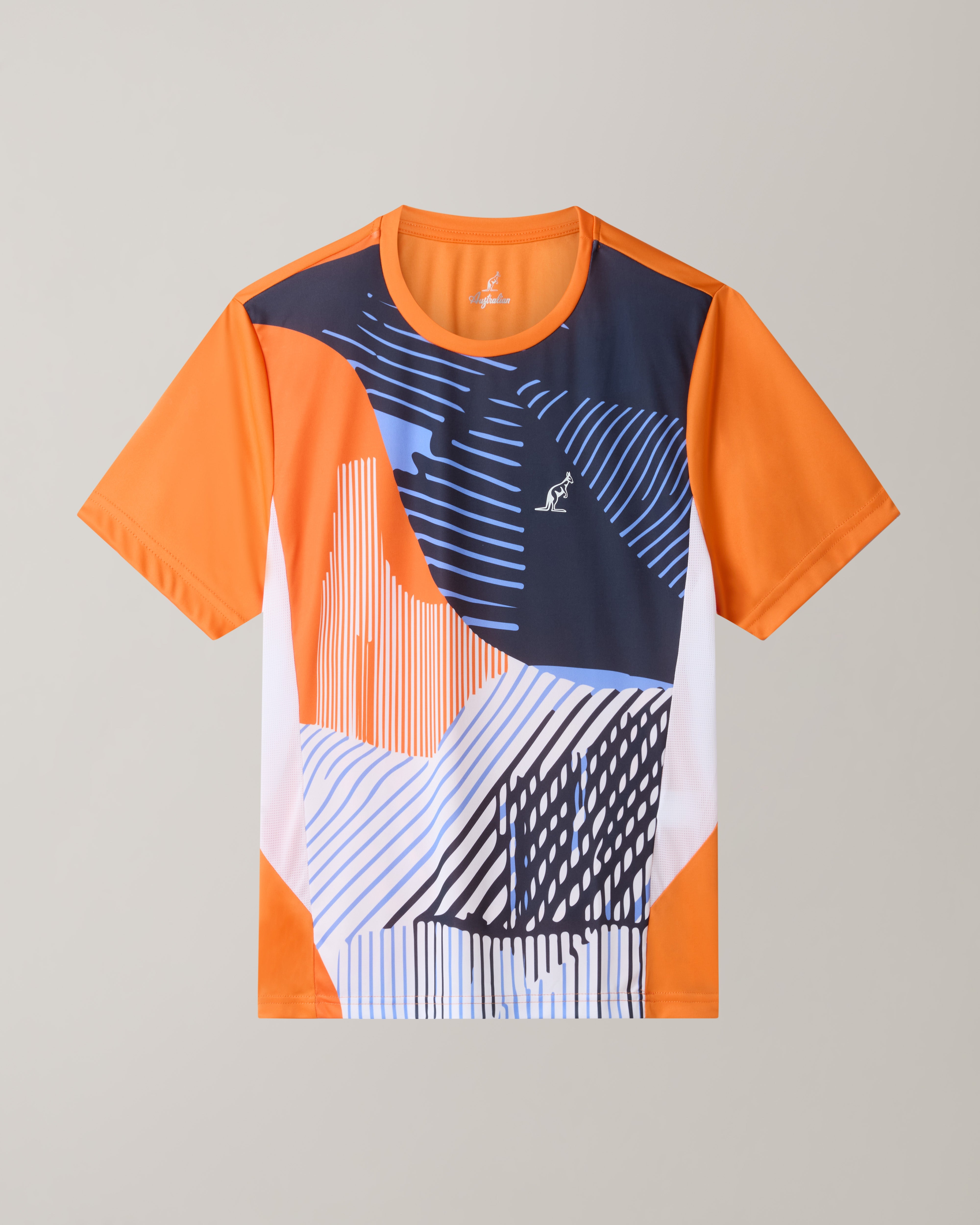 australian-absinth-t-shirt-maglia-tennis-tecnica-arancio-acceso image 5