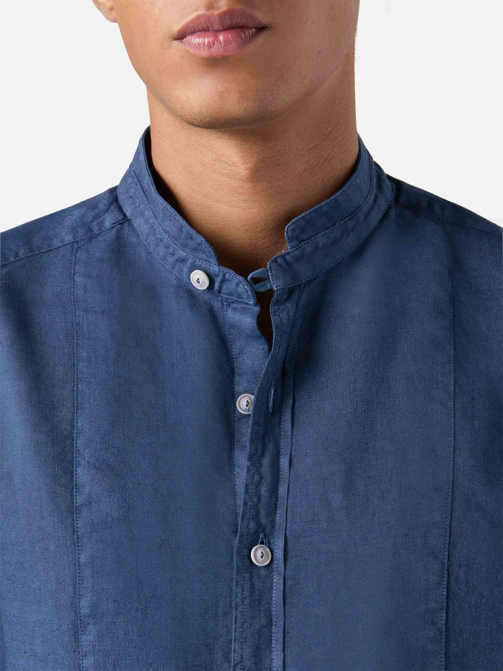 mc2-saint-barth-camicia-pierre-in-chambray-tinto-in-capo-blu-navy image 2