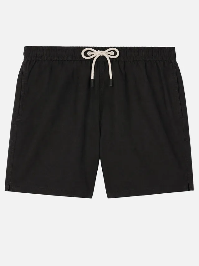 mc2-saint-barth-costume-mare-gustavia-in-lino-nero-tinta-unita image 1