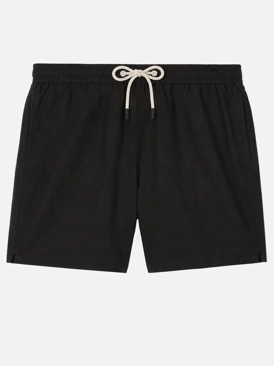 mc2-saint-barth-costume-mare-gustavia-in-lino-nero-tinta-unita image 1