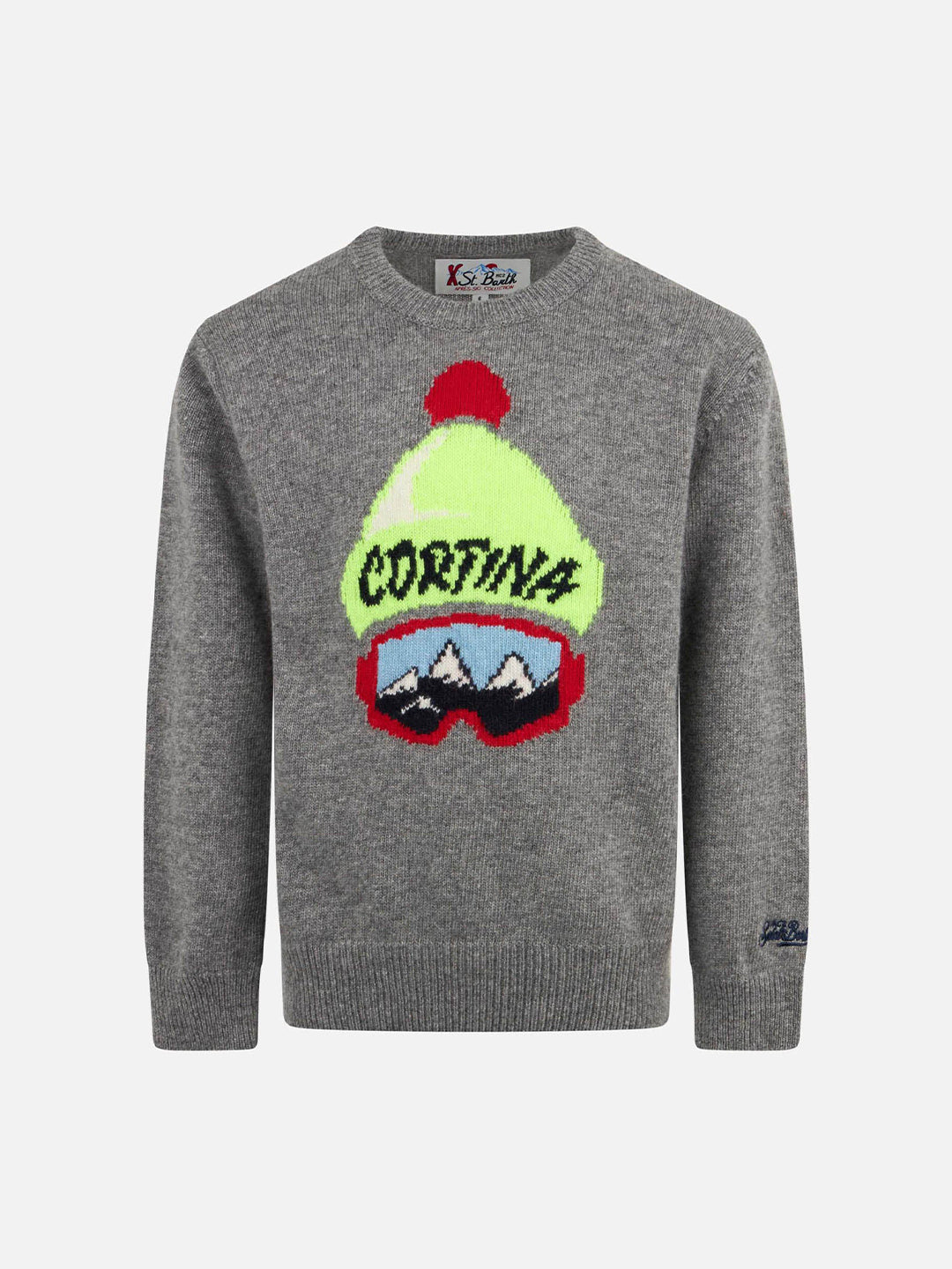 mc2-saint-barth-dou-maglione-girocollo-bambino-stampa-cortina-grigio image 1
