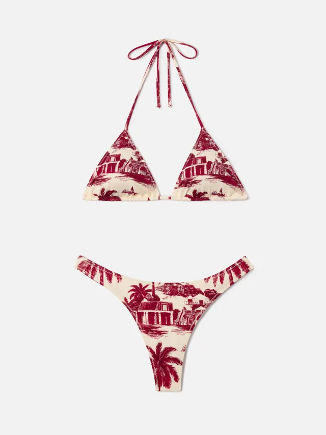 mc2-saint-barth-bikini-leah-naomi-bordeaux-toile-de-jouy image 1