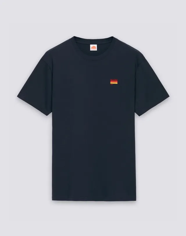 sundek-t-shirt-uomo-con-ricamo-tricolore-in-cotone image 1