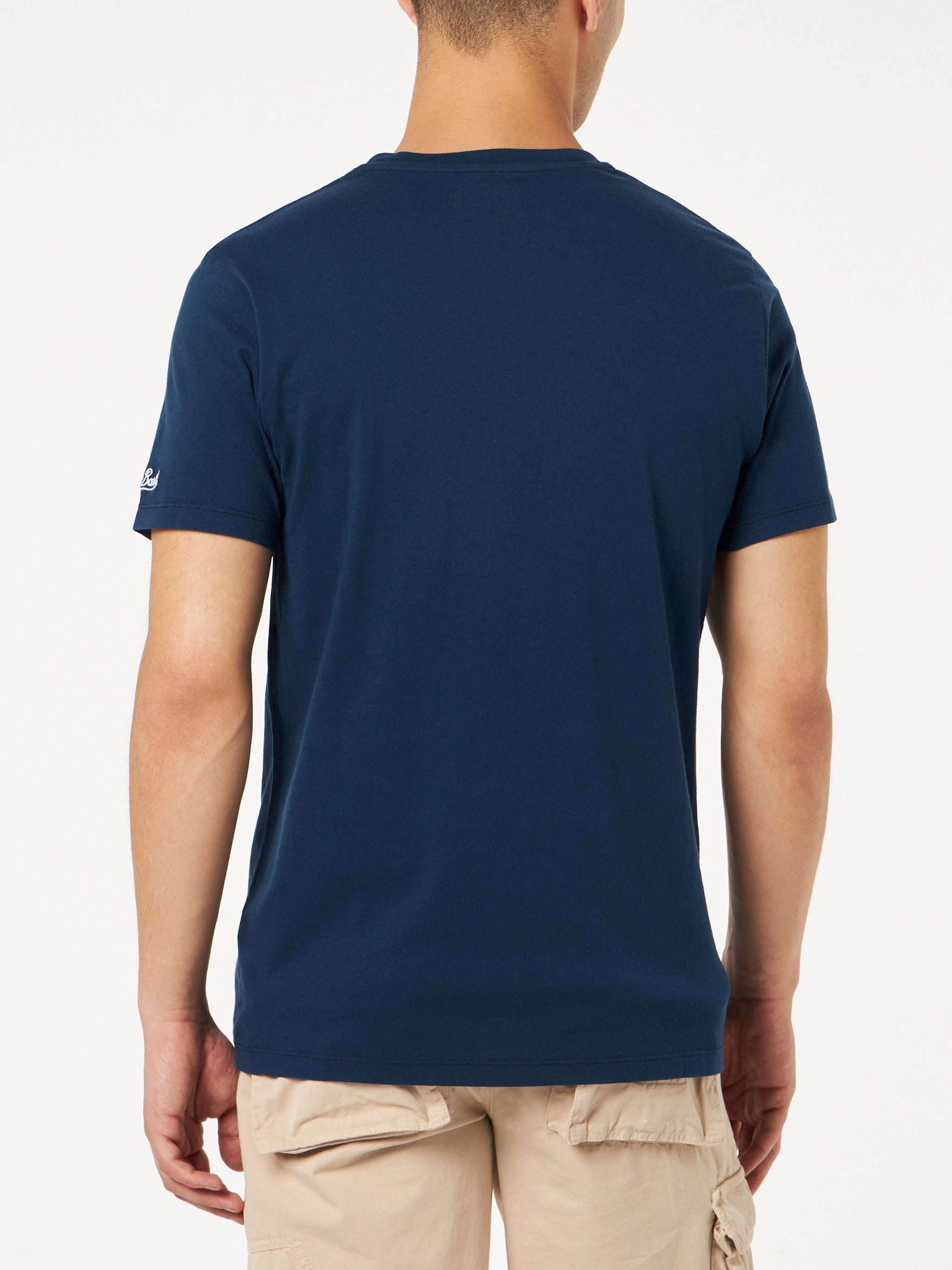 t-shirt-uomo-mc2-saint-barth-jack-st-barth-padel-club-blu-navy-con-trattamento-v image 4