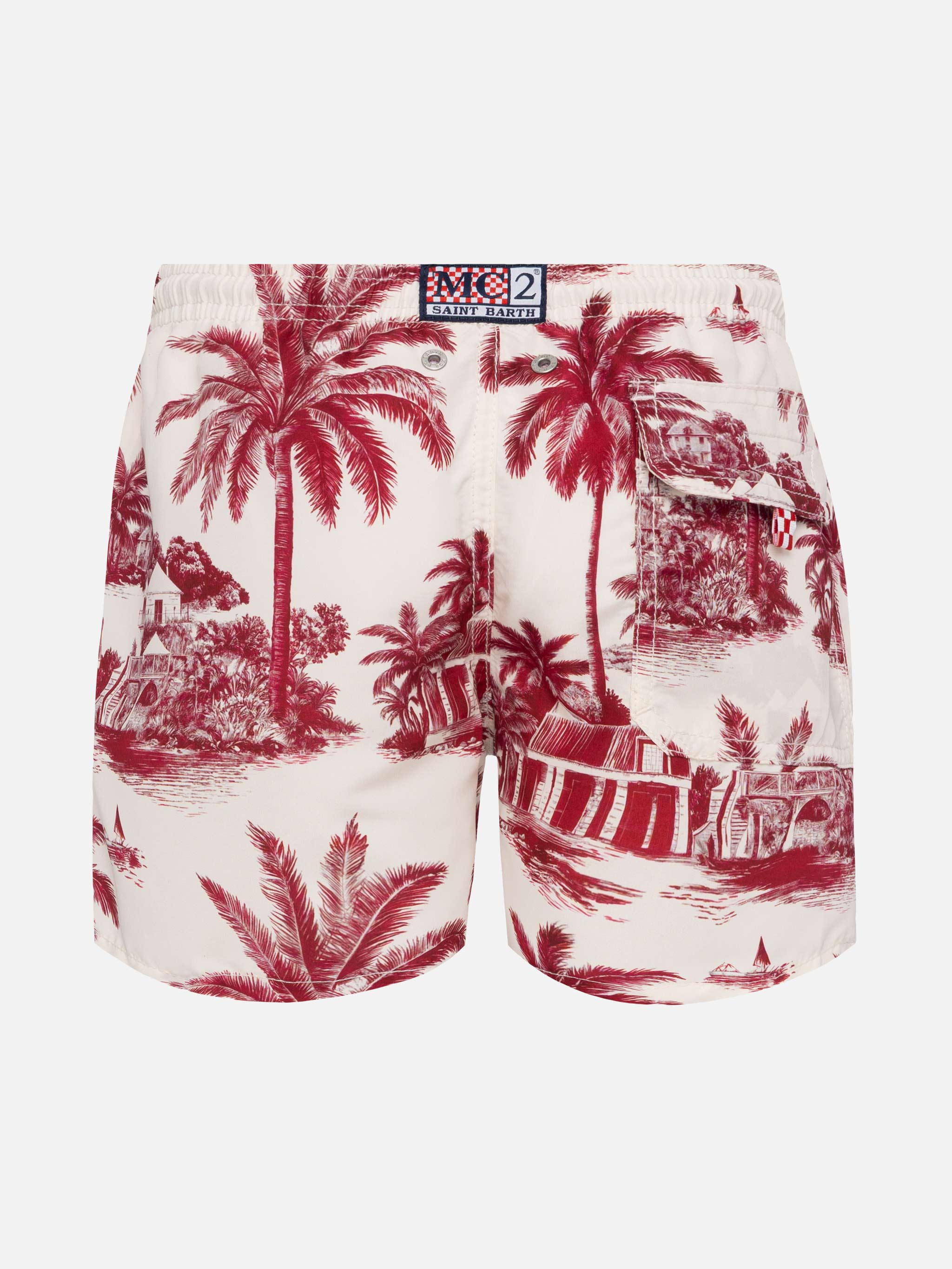 mc2-saint-barth-costume-mare-jean-bambino-media-lunghezza-toile-de-jouy-bianco image 2