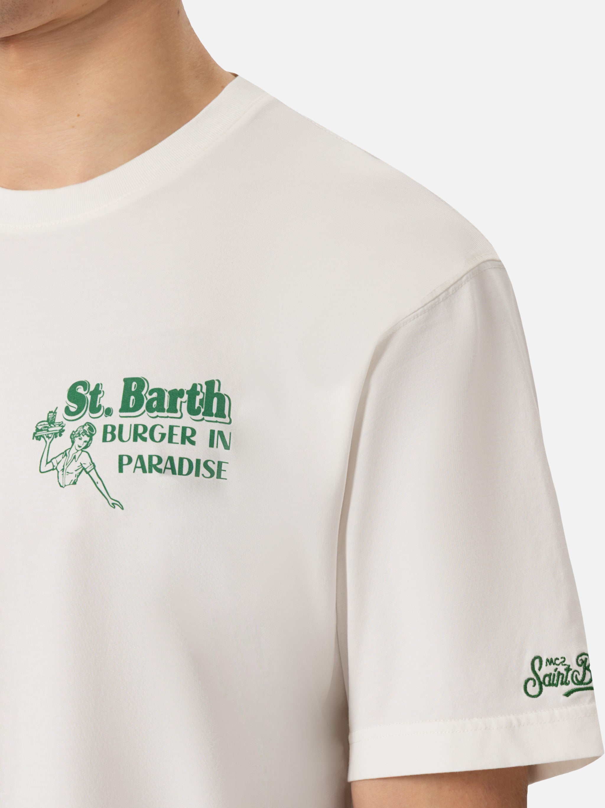 mc2-saint-barth-man-t-shirt-uomo-stampa-burger-paradise-panna image 3