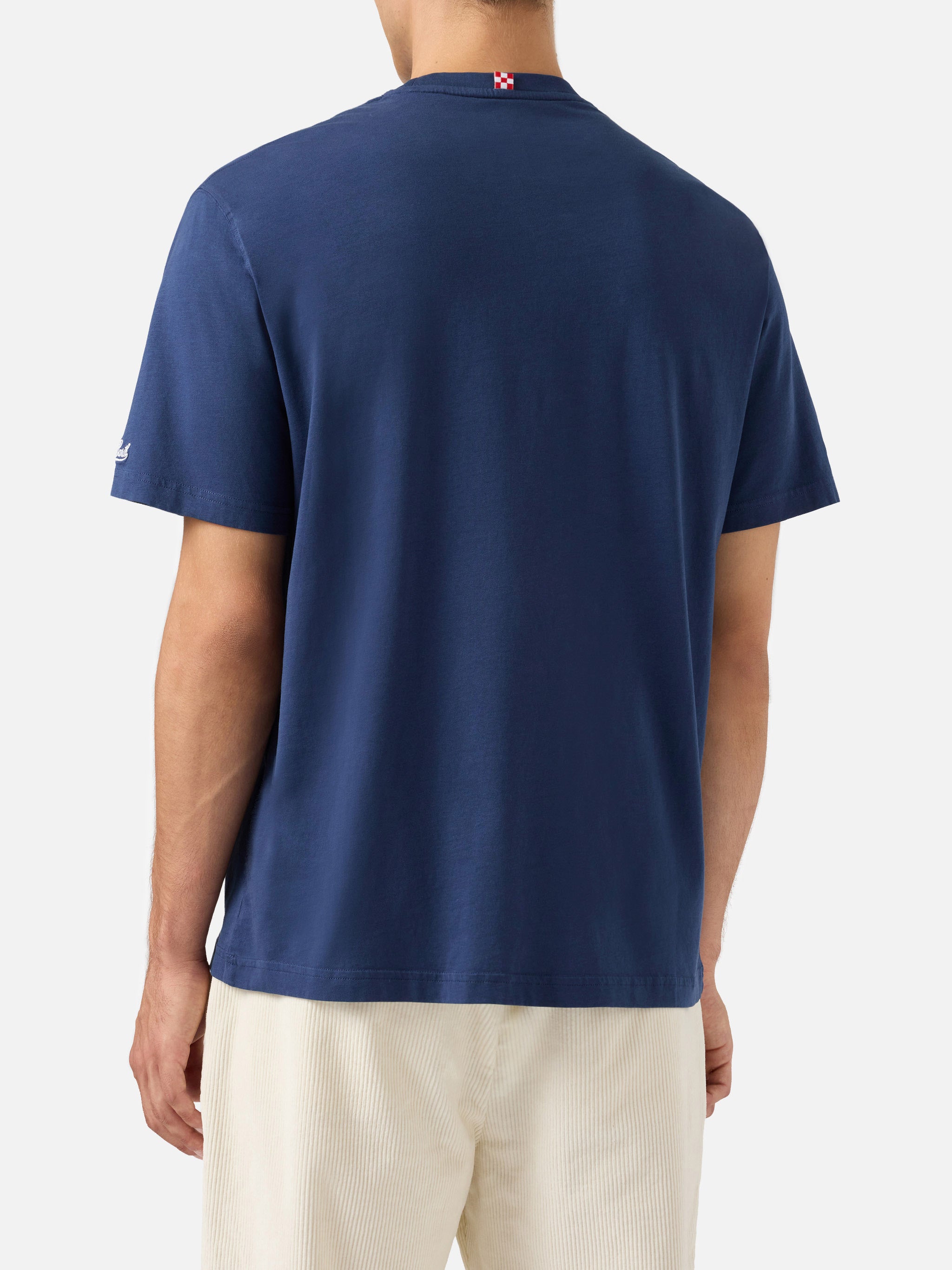 mc2-saint-barth-t-shirt-arnott-warm-uomo-in-cotone-blu-navy image 4