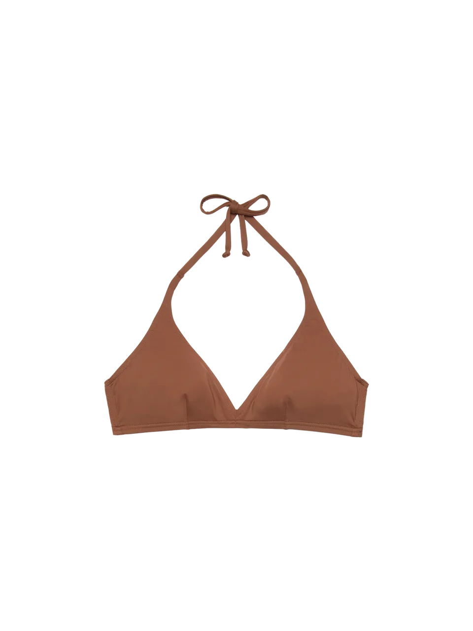 mc2-saint-barth-top-bralette-donna-gaia-triangolo-marrone image 1