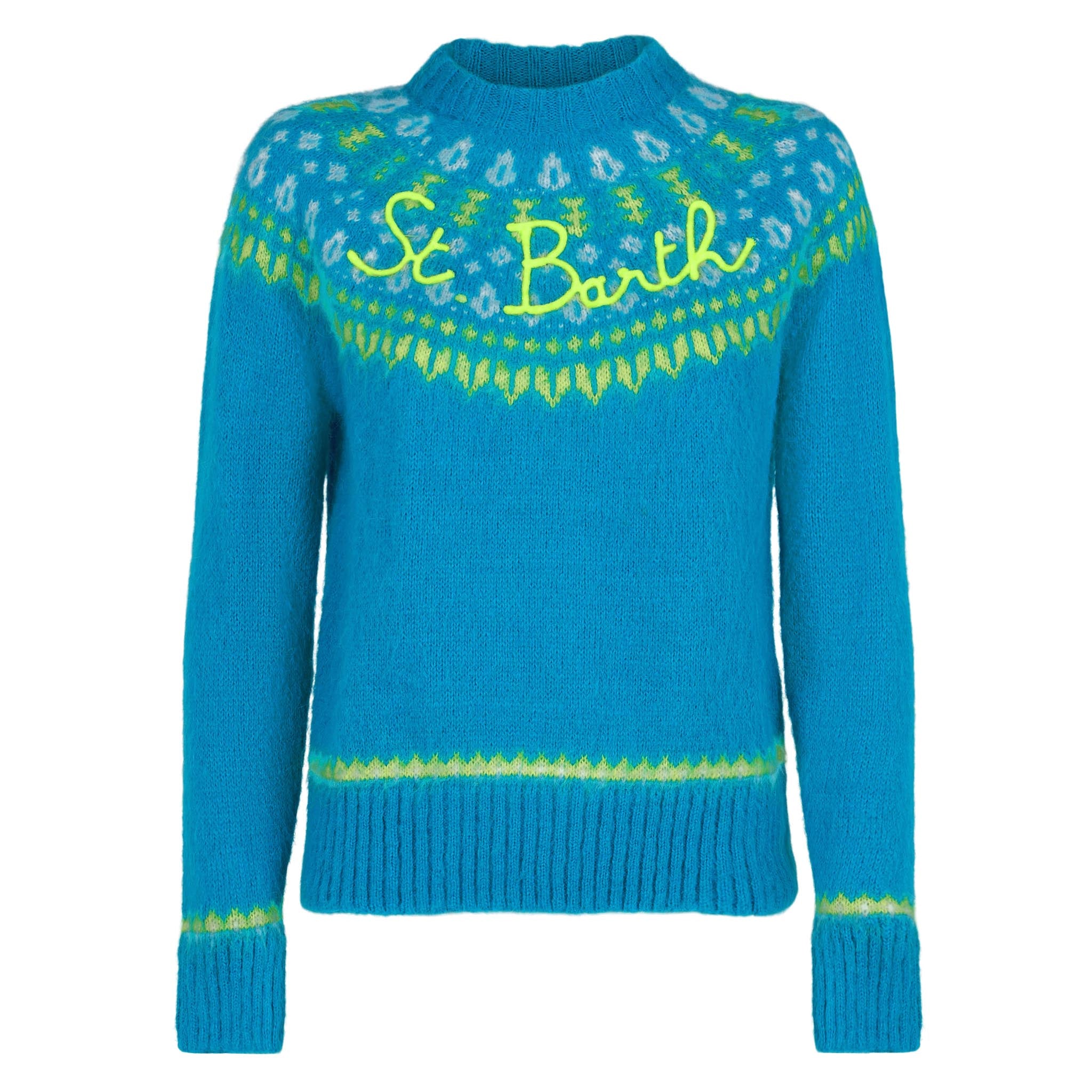 mc2-saint-barth-new-queen-nordic-soft-maglione-donna-jacquard-azzurro image 4