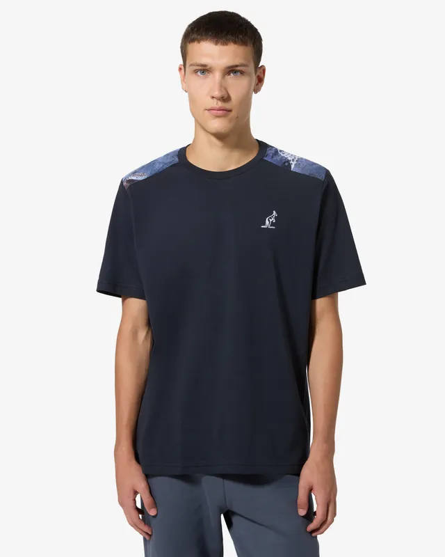 australian-paros-insert-t-shirt-t-shirt-cotone-blu-navy-regular-fit image 1