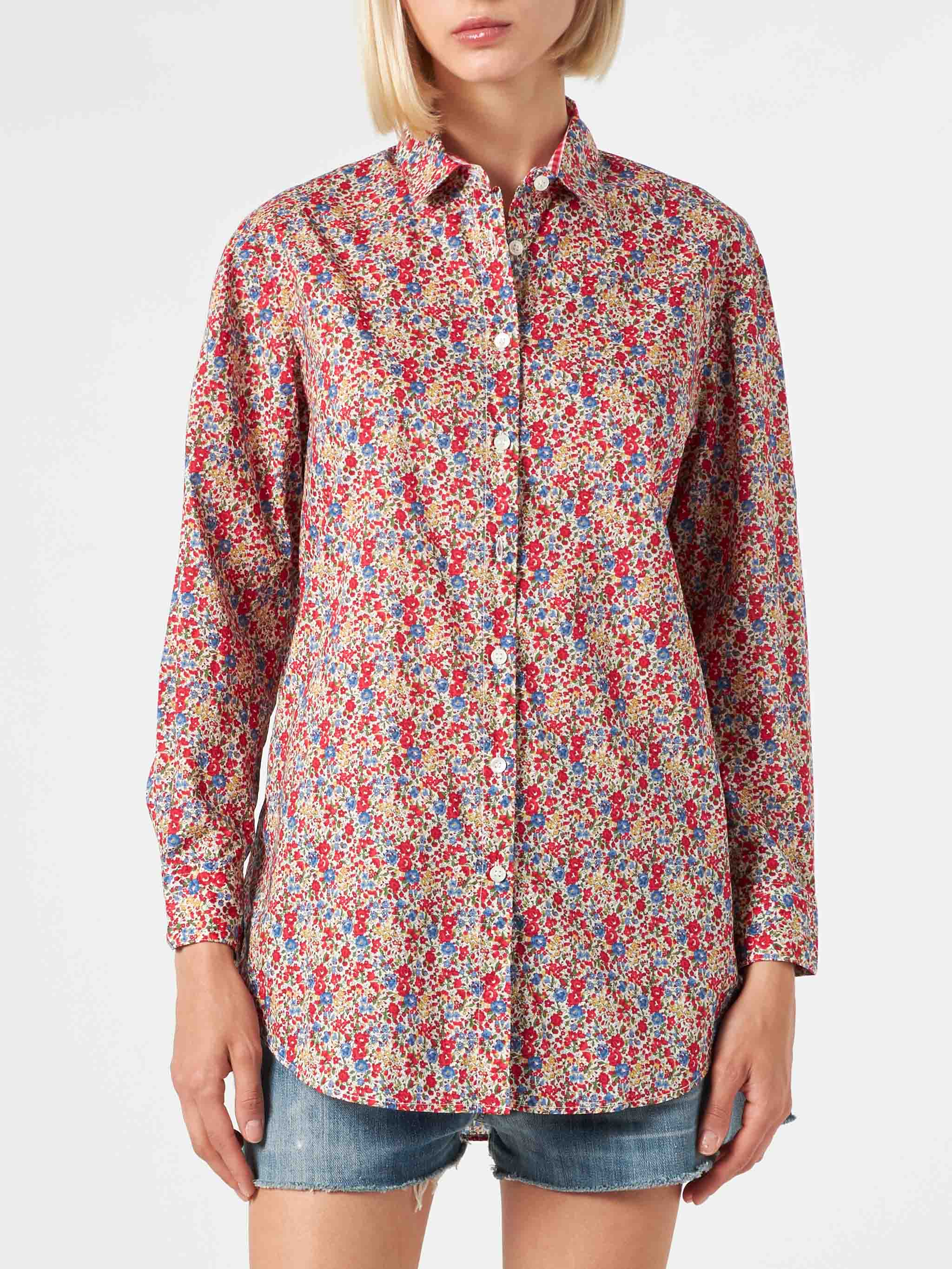camicia-mc2-saint-barth-brigitte-in-cotone-con-fantasia-floreale-liberty-special image 2