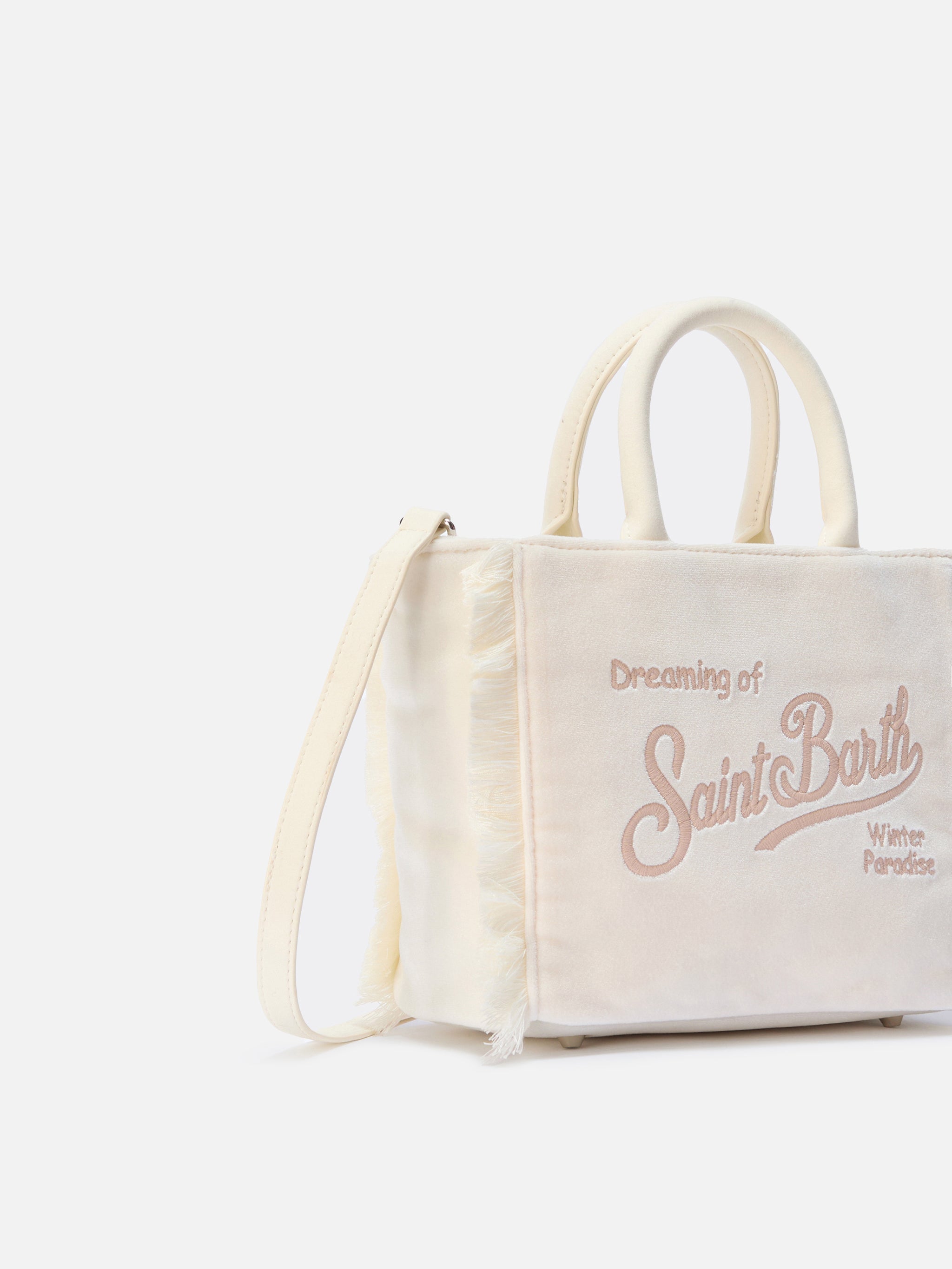 mc2-saint-barth-vanity-mini-velvet-borsa-in-velluto-bianco image 4