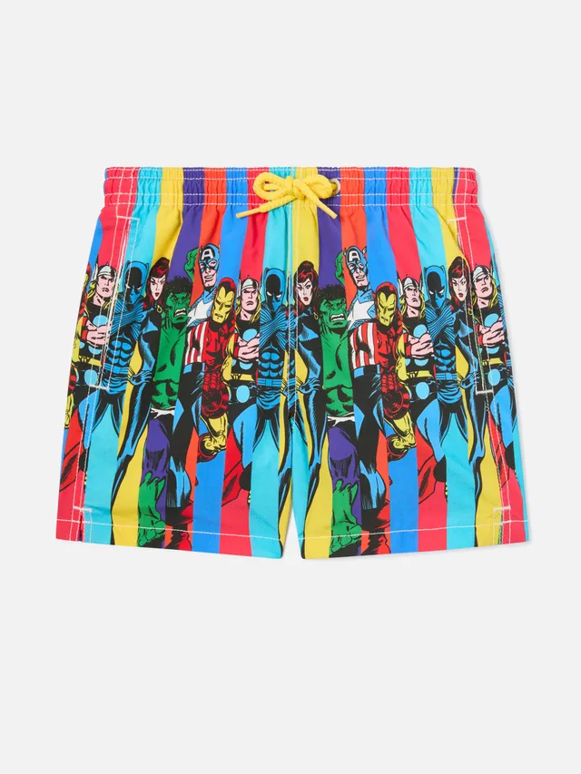 mc2-saint-barth-haiti-costume-da-bagno-medio-bambino-stampa-marvel image 1