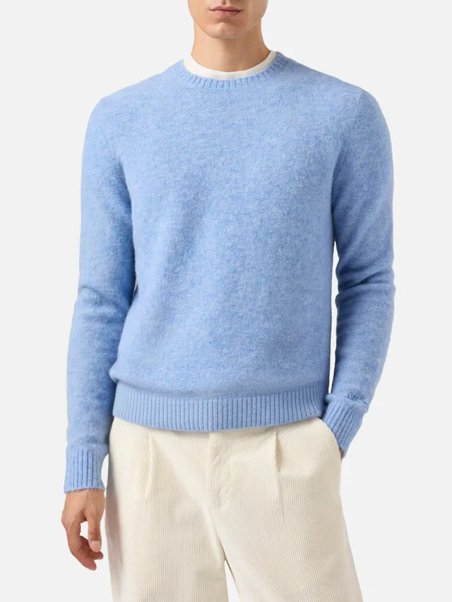 mc2-saint-barth-regent-maglione-girocollo-in-alpaca-stretch-azzurro-chiaro image 1