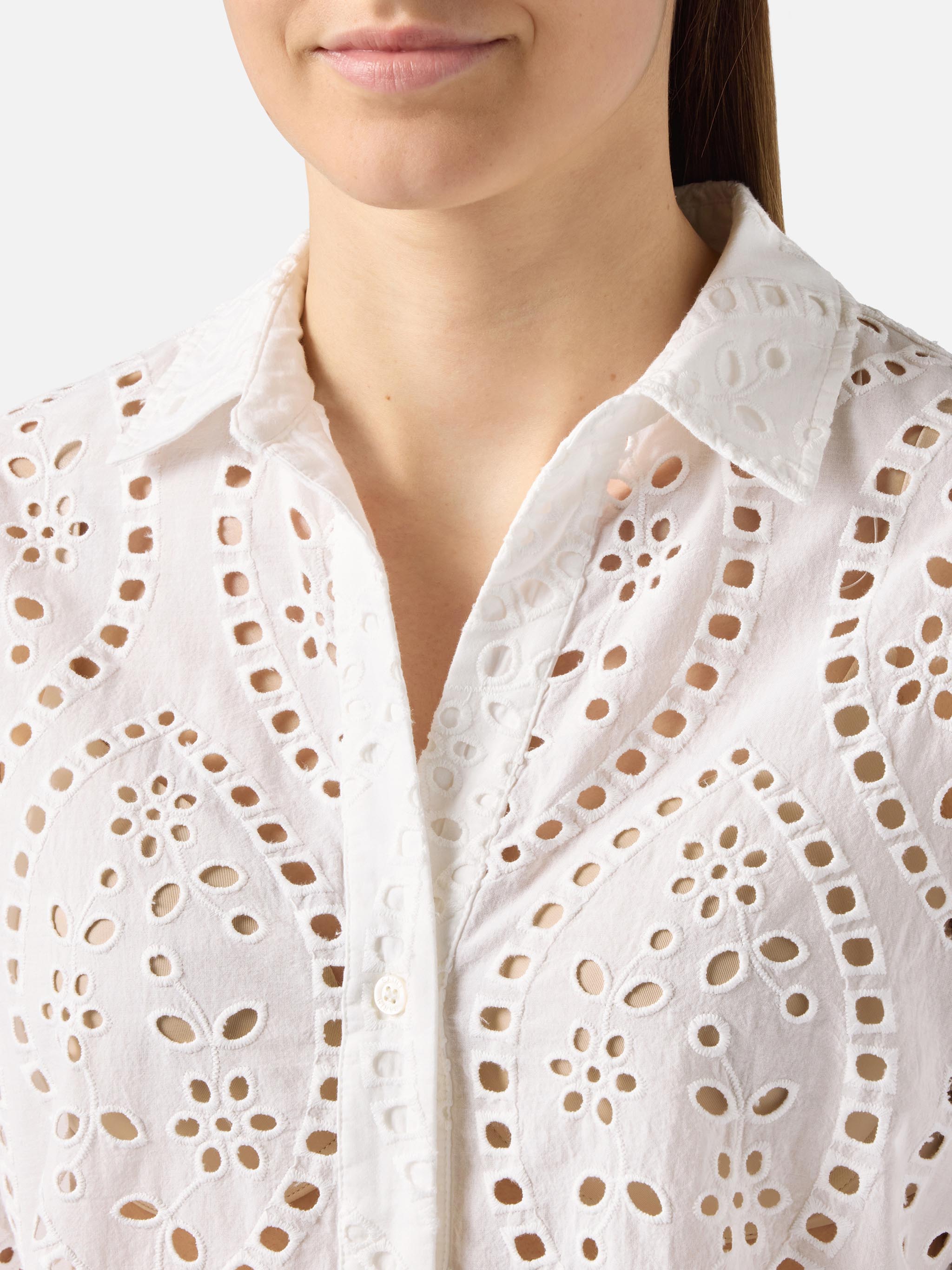 mc2-saint-barth-camicia-cristal-in-cotone-sangallo-bianco image 2