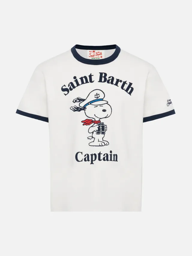 mc2-saint-barth-t-shirt-dean-jr-in-cotone-stampa-snoopy-peanuts-special-edition image 1