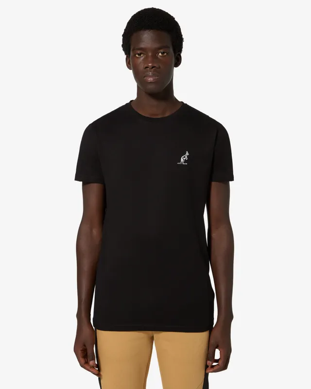 australian-basic-t-shirt-sportswear-in-cotone-nera image 1