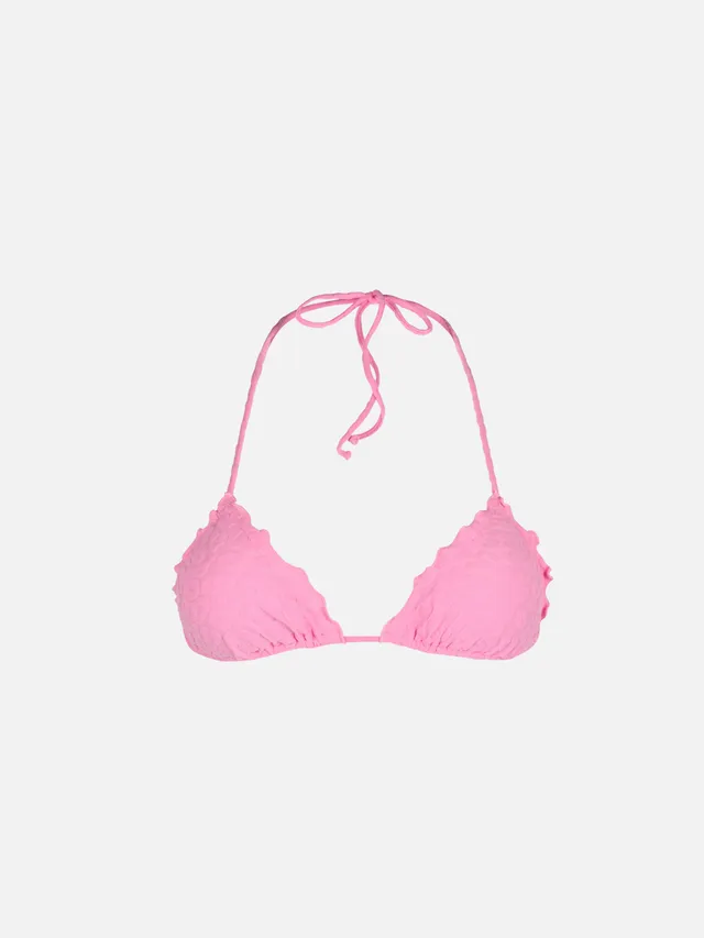 mc2-saint-barth-sagittarius-top-bikini-triangolo-rosa-animalier image 1