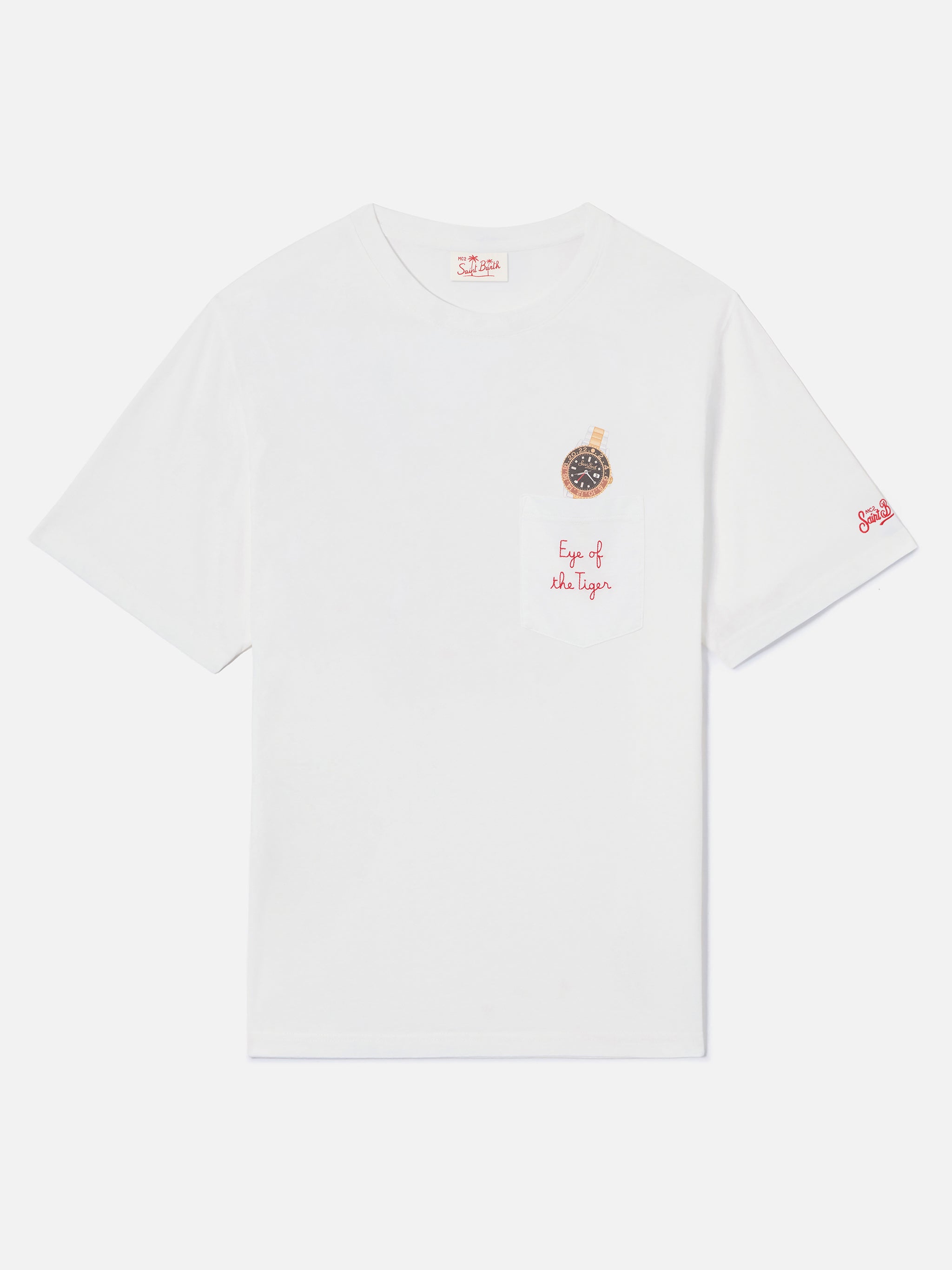 mc2-saint-barth-t-shirt-austin-uomo-bianca-cotone-eye-of-the-tiger image 5