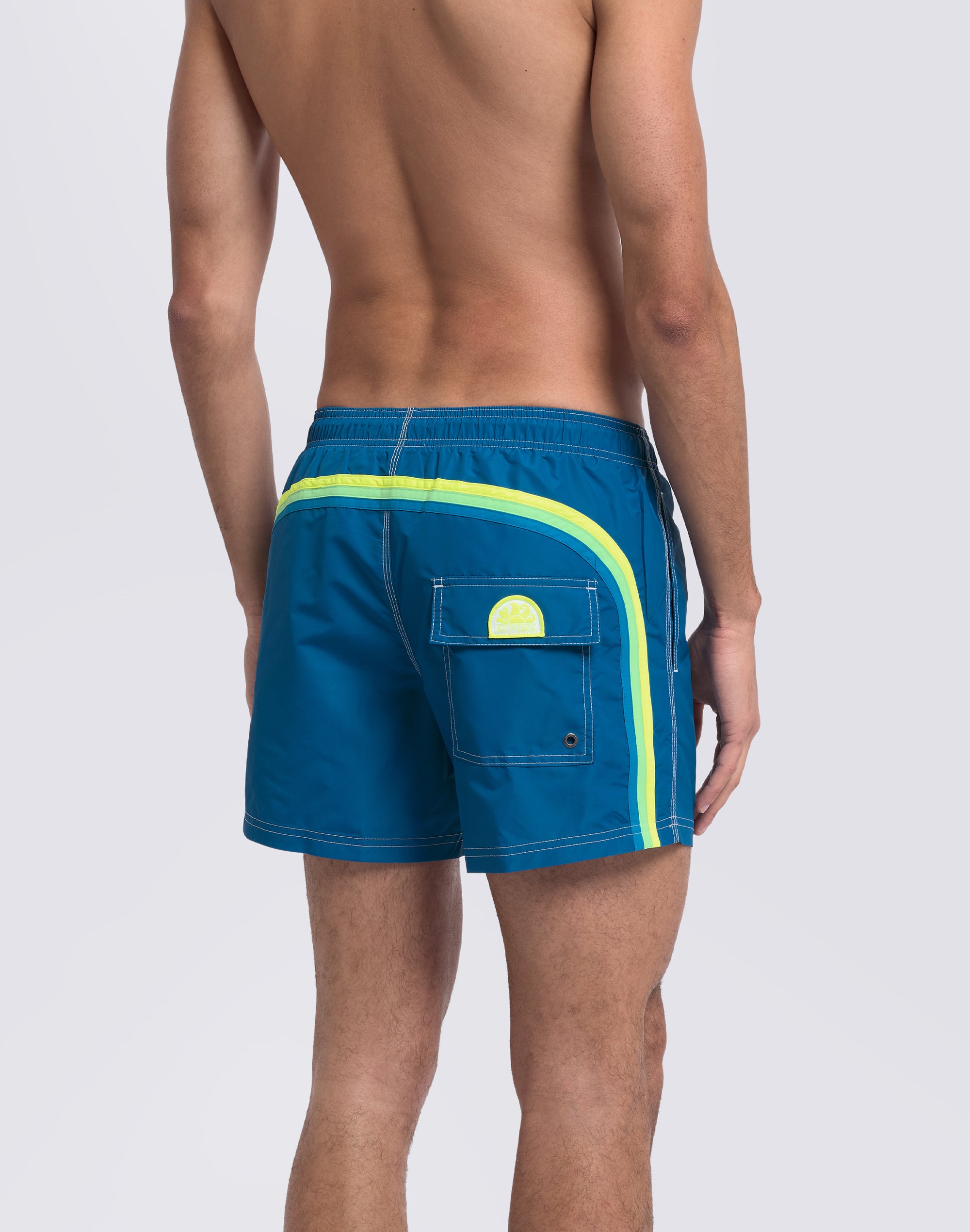 sundek-costume-mare-uomo-corto-iconic-taffet-m504bdta100 image 5