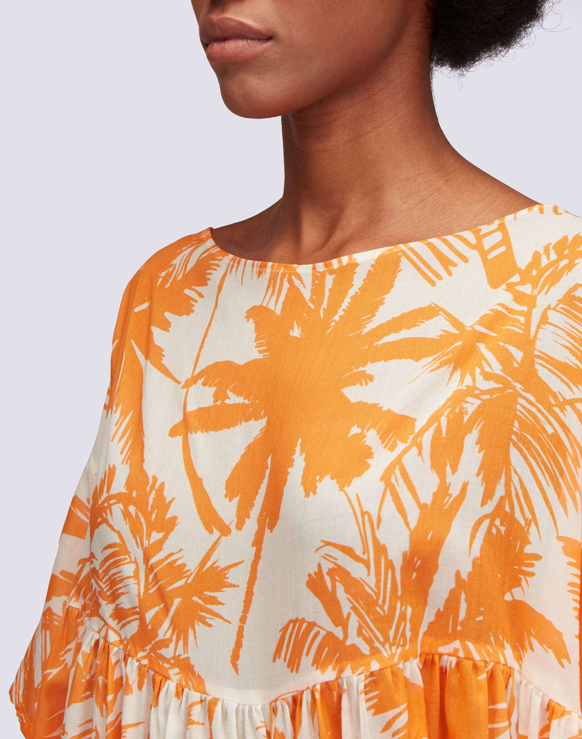 sundek-abito-corto-tropic-savana-abito-donna-in-cotone-voile image 3