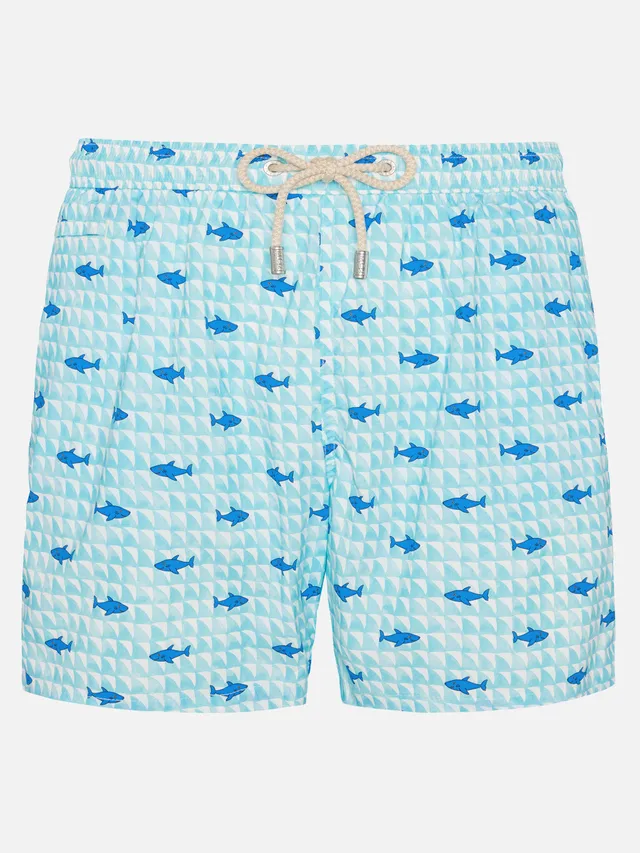 mc2-saint-barth-costume-mare-comfort-light-con-stampa-pinna-di-squalo image 1