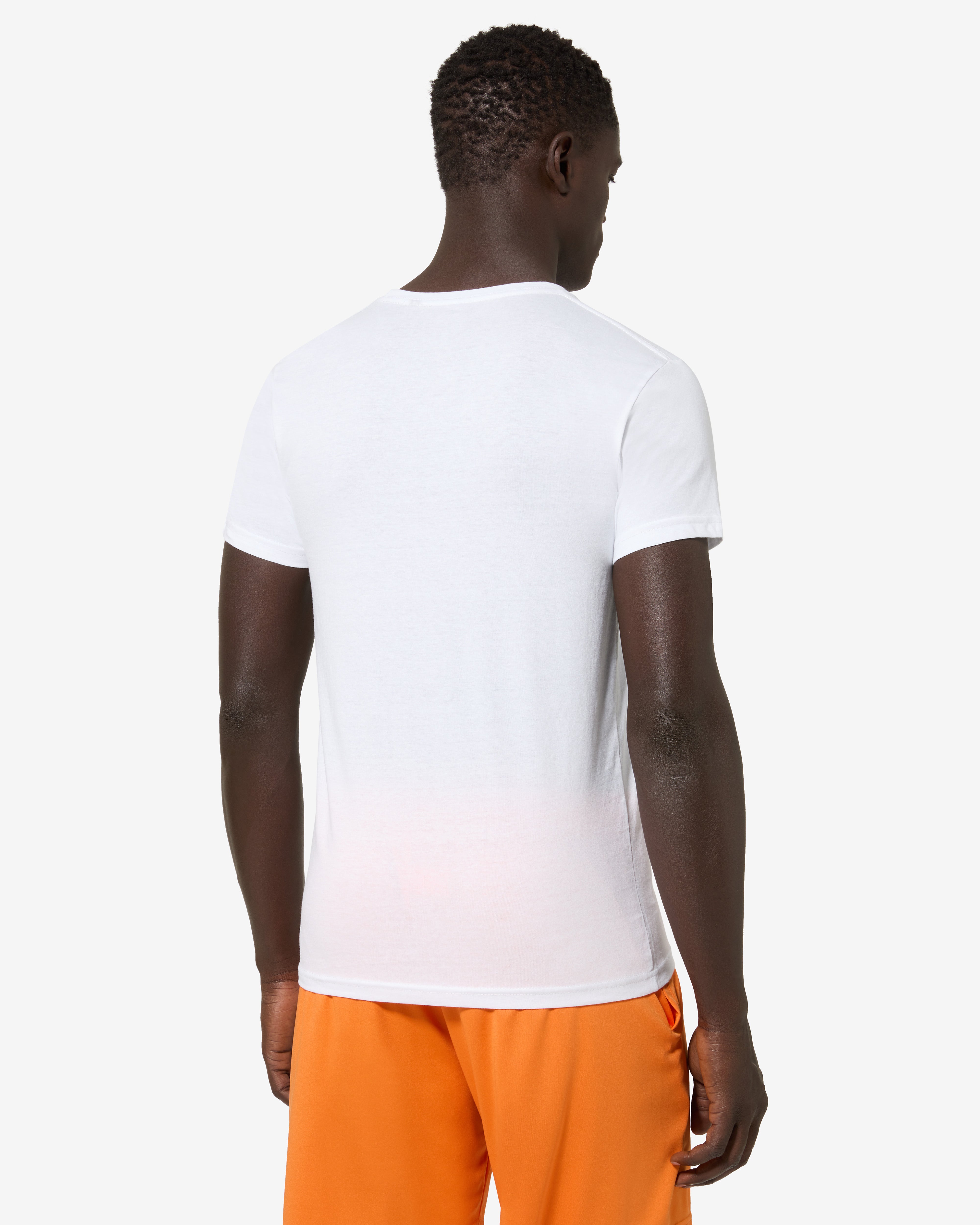 australian-cotton-logo-t-shirt-in-cotone-bianca-regular-fit image 3