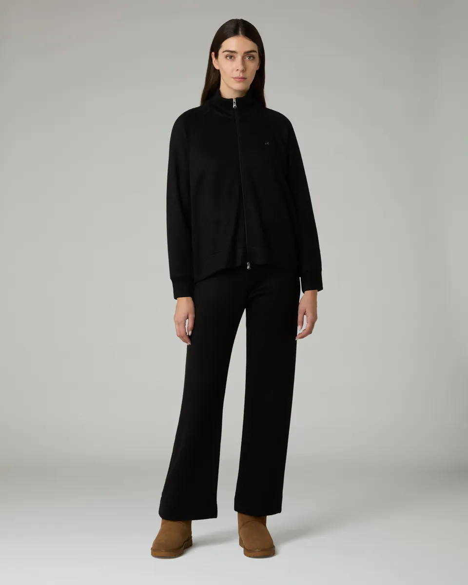 australian-comfy-minou-tracksuit-tuta-uomo-nera-in-tessuto-minou-made-in-italy image 1