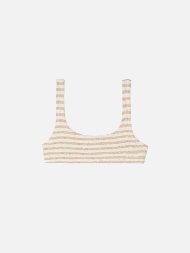 top-bralette-naima-mc2-saint-barth-in-crinkle-con-stampa-rigata-beige image 1