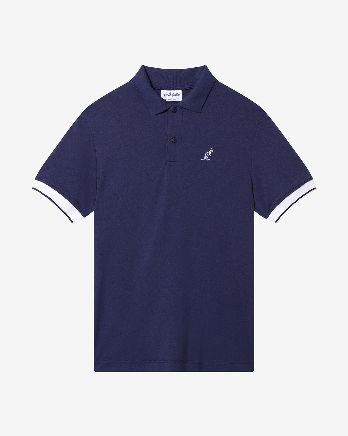 australian-icon-polo-shirt-heritage-uomo-blu-cosmo image 5