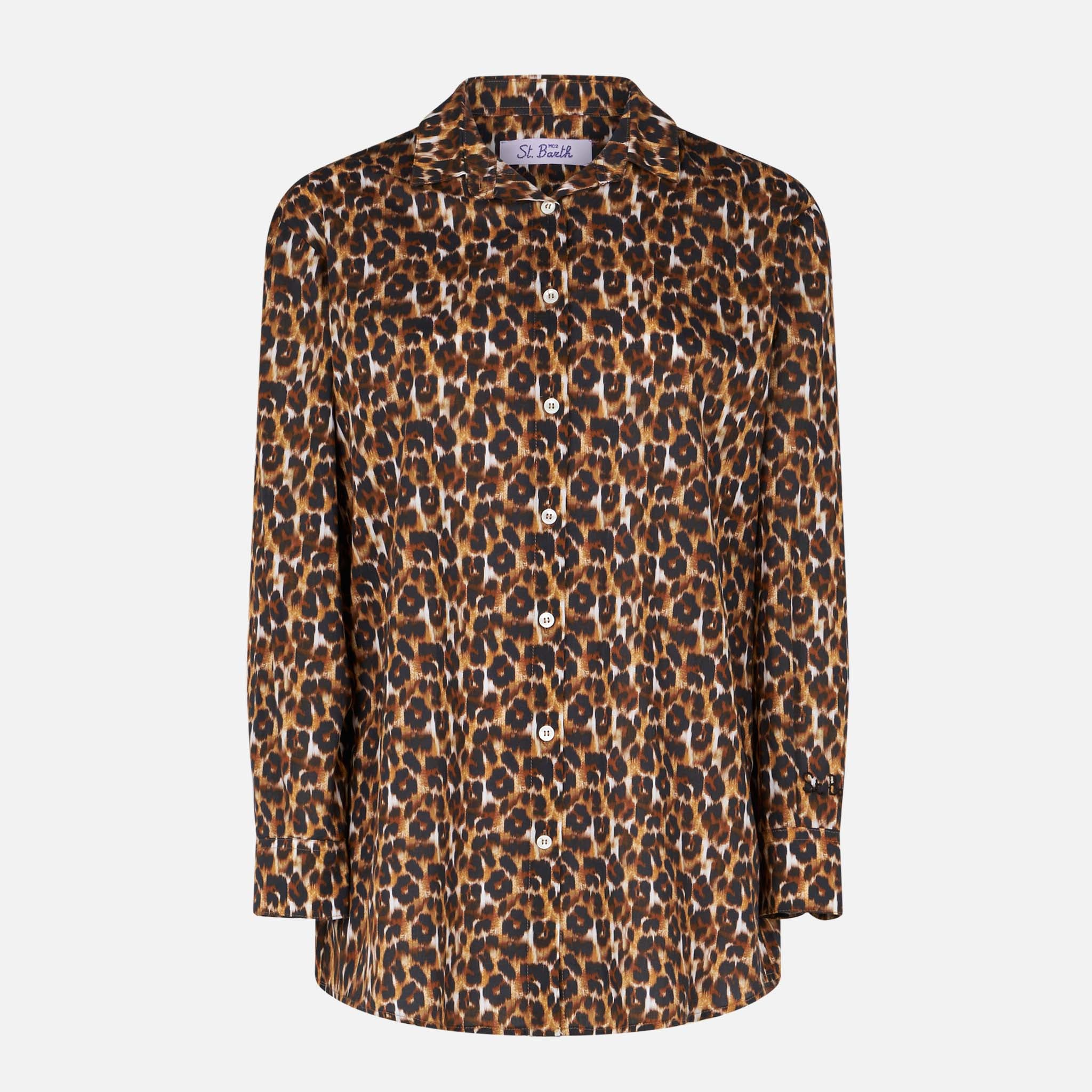 mc2-saint-barth-camicia-in-cotone-stampa-leopardo-con-ricamo image 4