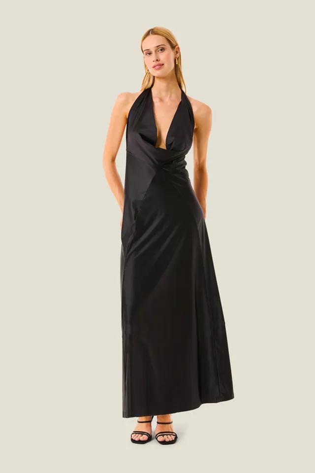 4giveness-abito-lungo-allaccio-collo-resort-cover-up-donna image 1