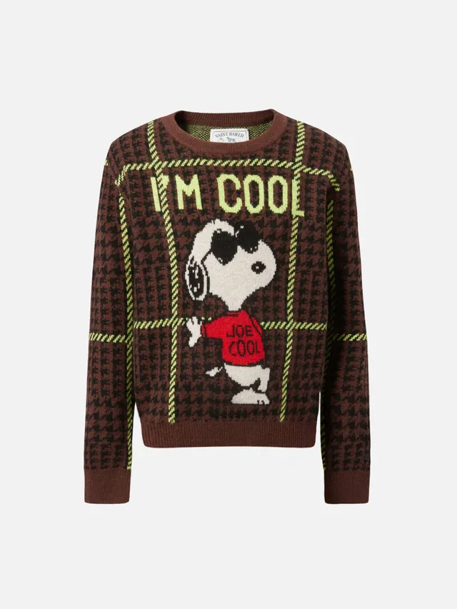 maglione-girocollo-bambino-mc2-saint-barth-douglas-con-jacquard-snoopy-peanuts-s image 1