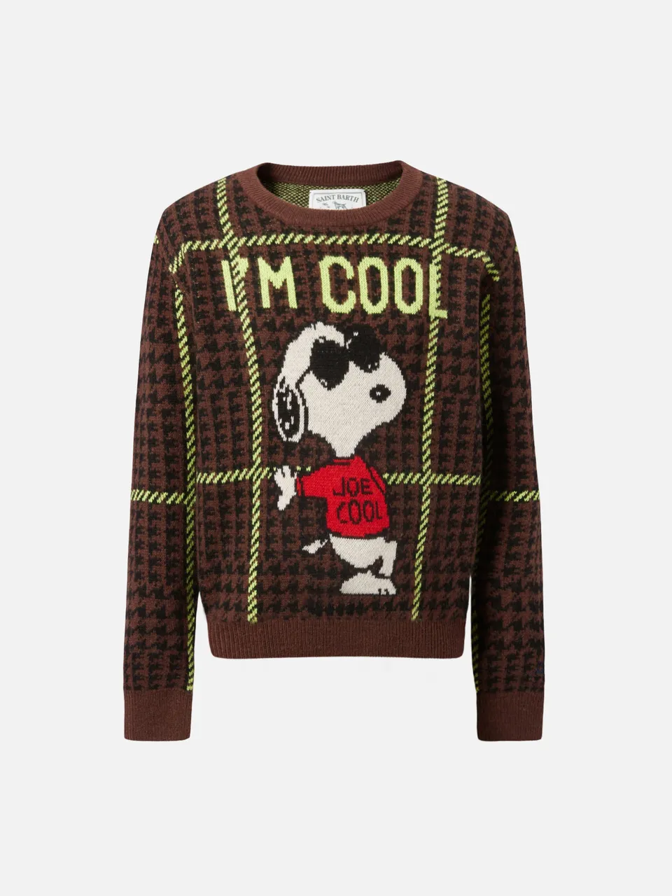 maglione-girocollo-bambino-mc2-saint-barth-douglas-con-jacquard-snoopy-peanuts-s image 1