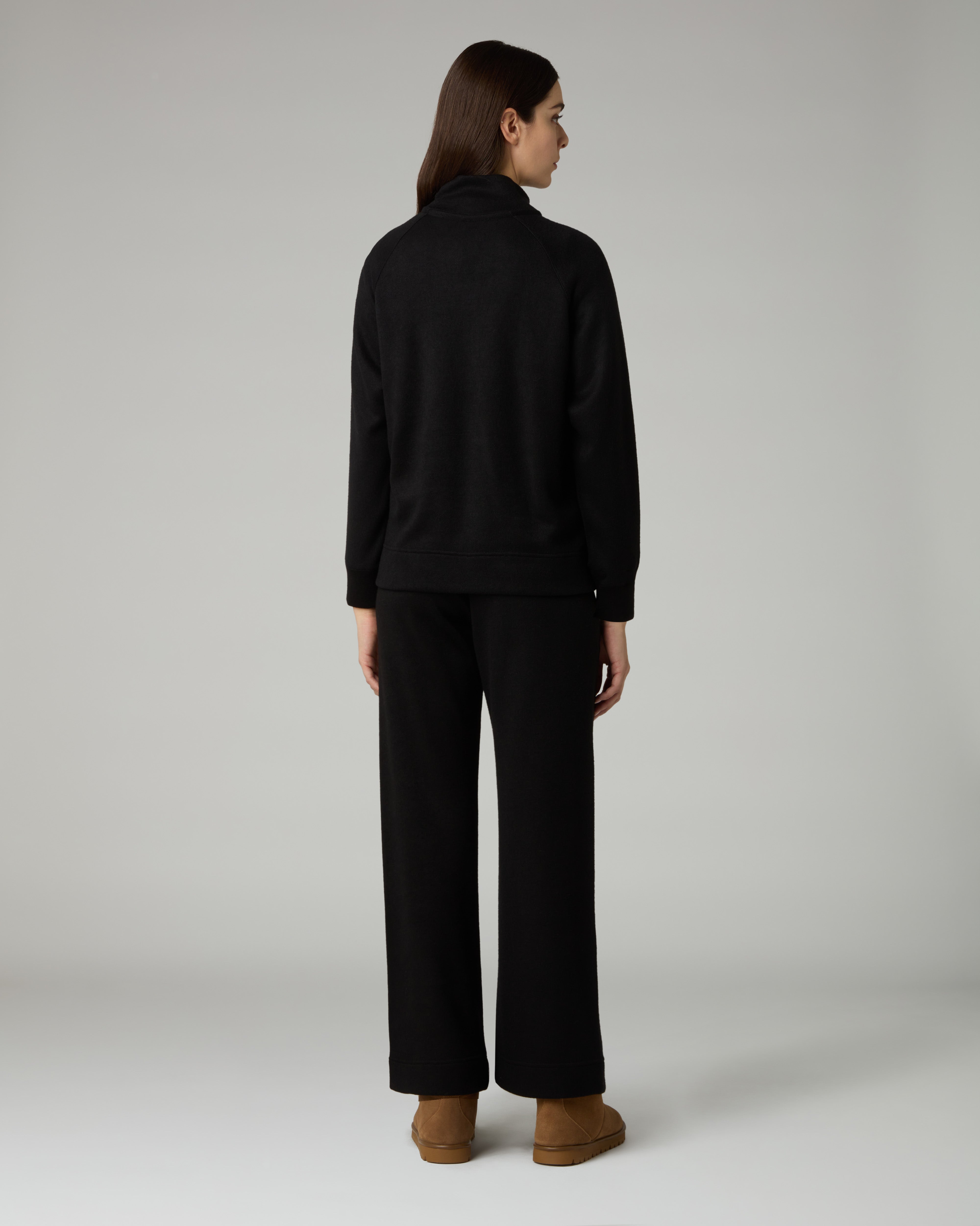 australian-comfy-minou-tracksuit-tuta-uomo-nera-in-tessuto-minou-made-in-italy image 2