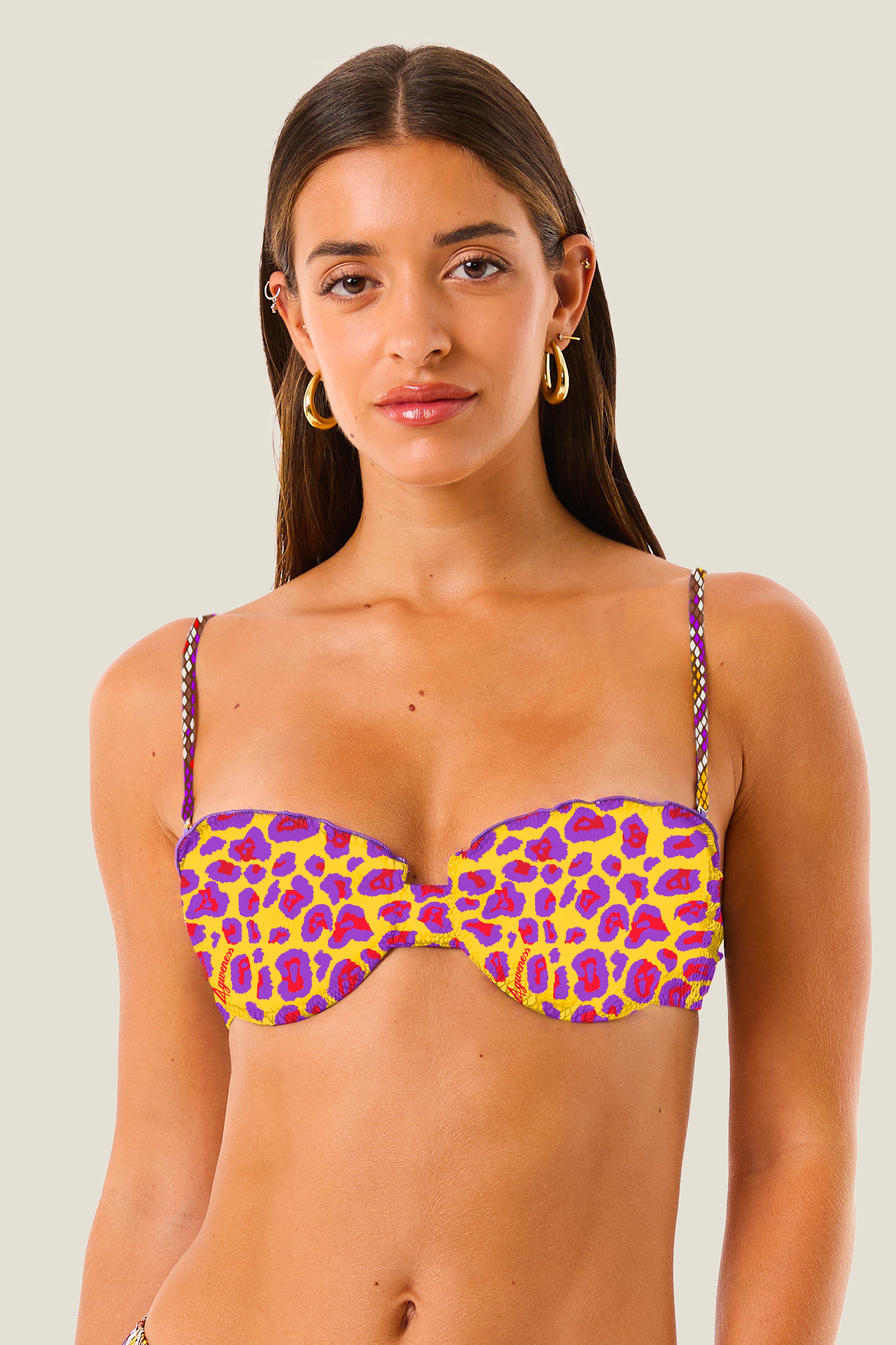 4giveness-bikini-balconcino-congo-donna-top-animalier image 3
