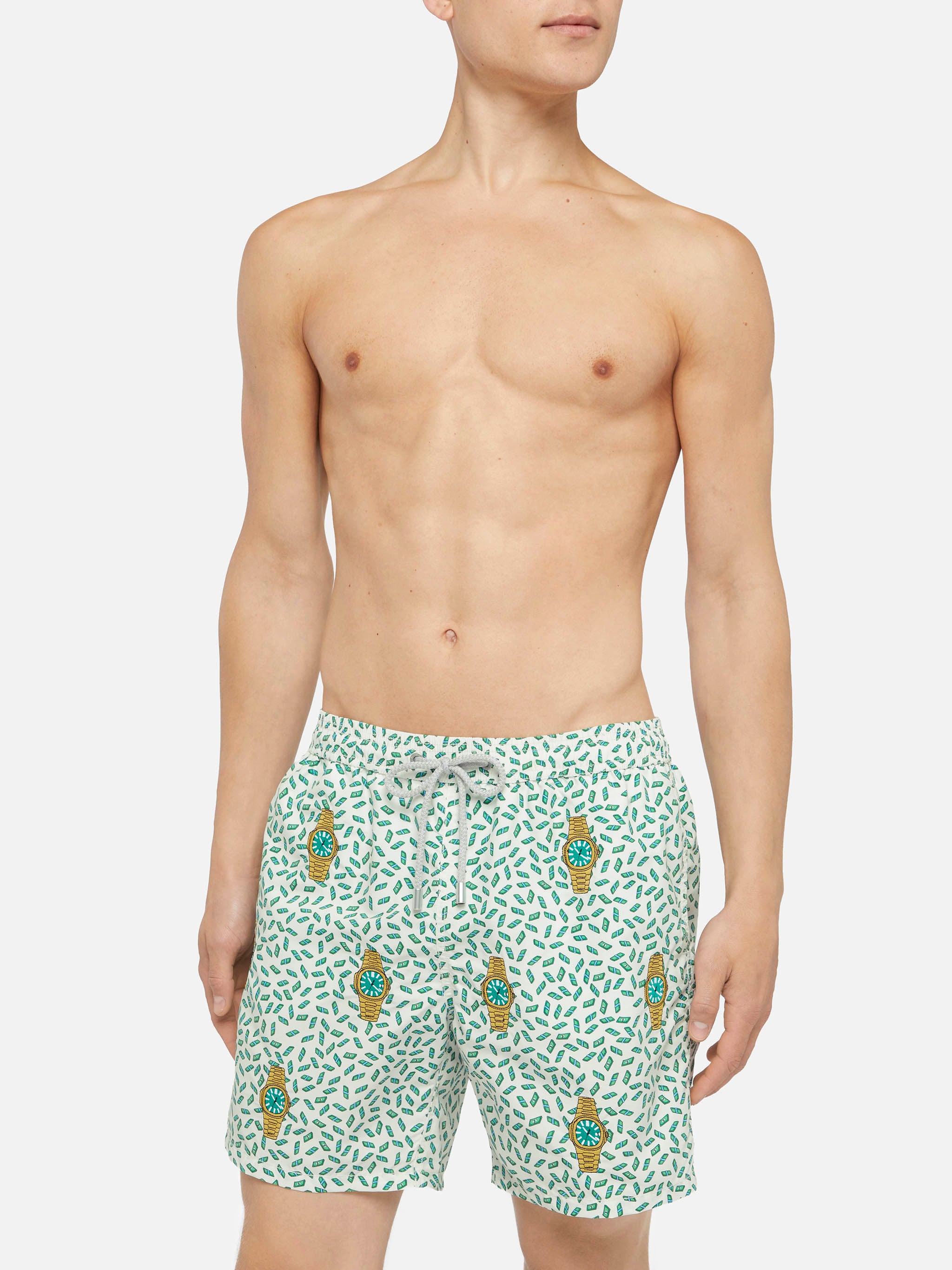 mc2-saint-barth-gustavia-costume-mare-uomo-midlength-bianco-a-righe-con-ricamo-o image 3