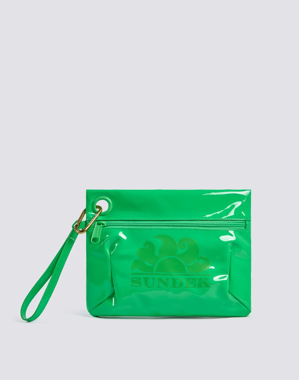sundek-goldenwave-clutch-pochette-mare-impermeabile-con-moschettone image 1