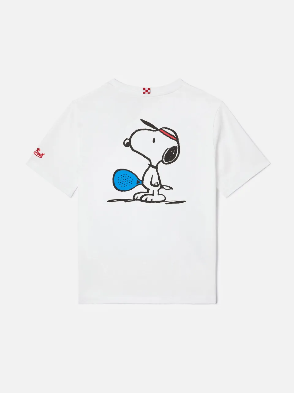 mc2-saint-barth-t-shirt-portland-jr-bambino-bianca-peanuts-special-edition image 1