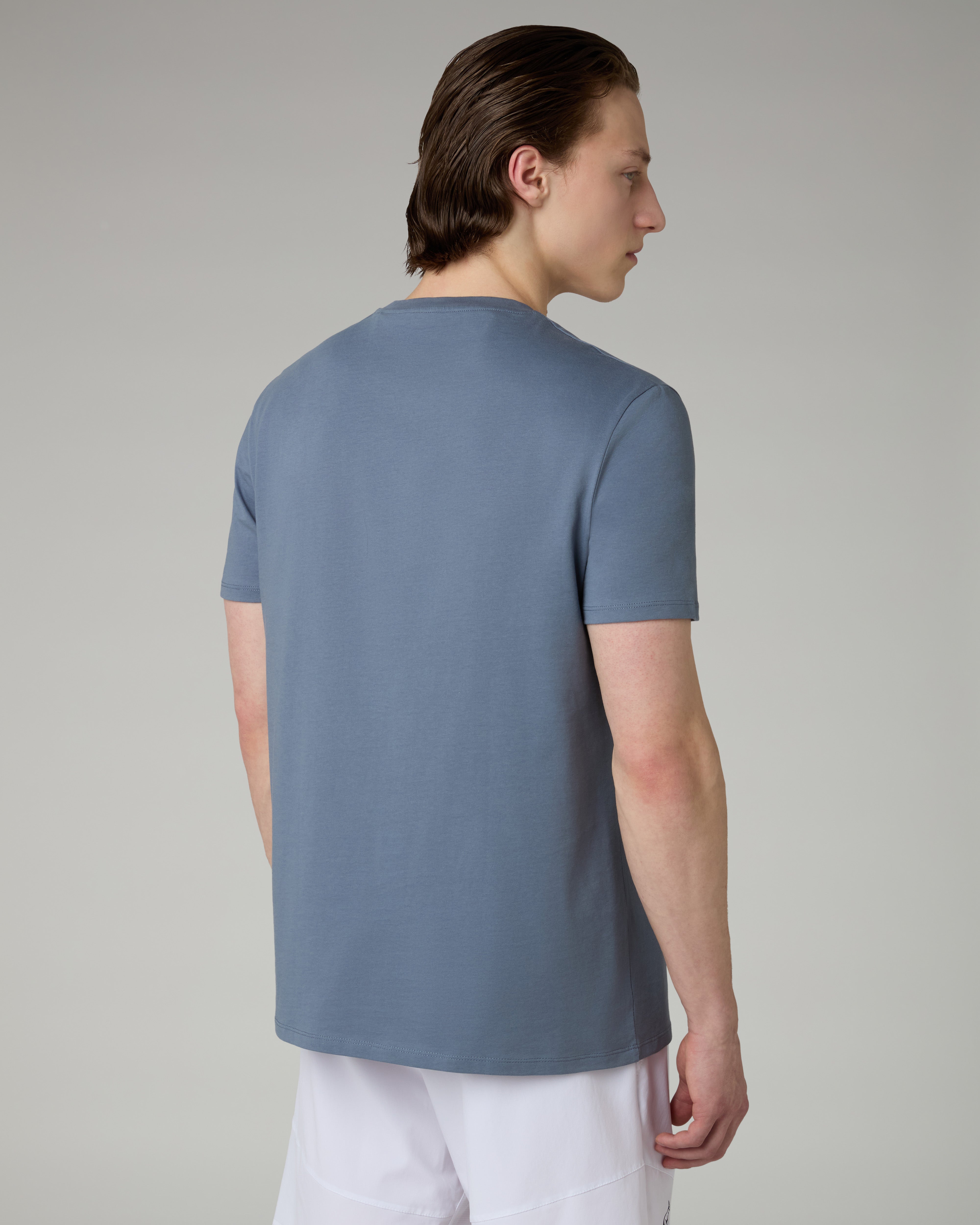 australian-kangaroo-field-t-shirt-t-shirt-in-cotone-grigio-flint-stone image 3