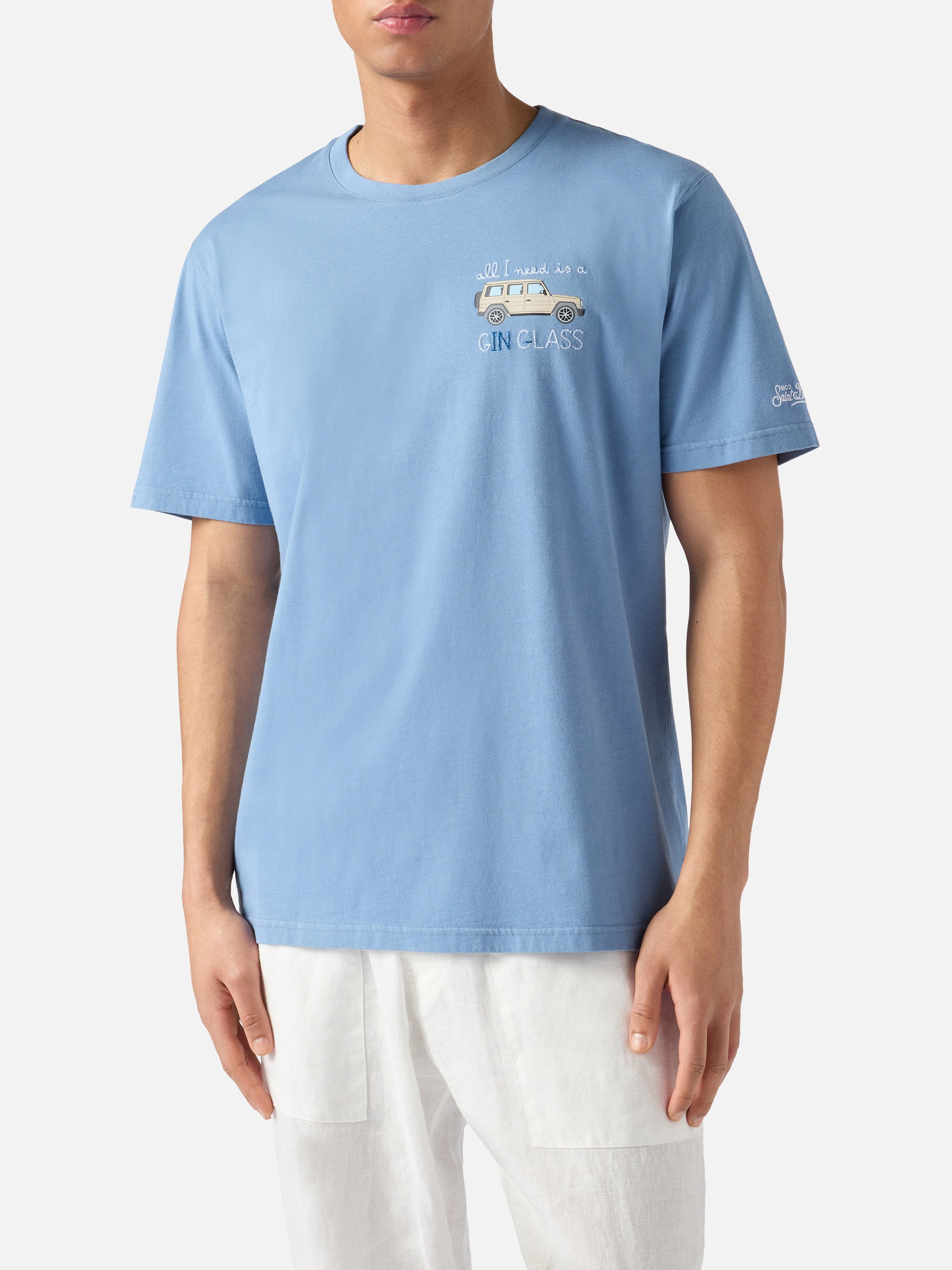 mc2-saint-barth-t-shirt-portofino-azzurro-polvere-con-ricamo-all-i-need-is-a-g-i image 3