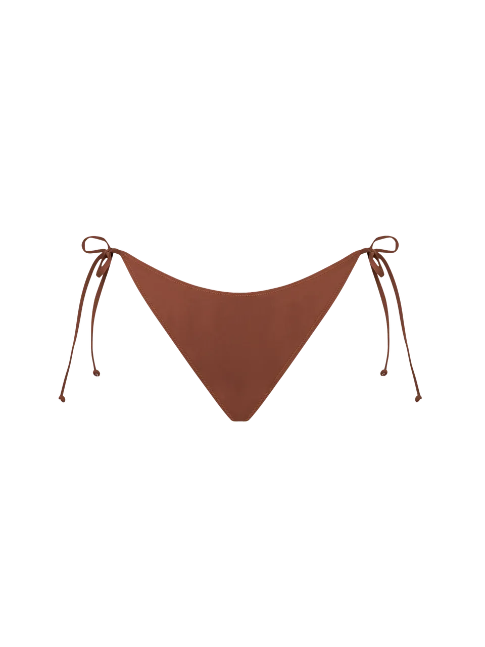 mc2-saint-barth-virgo-slip-mare-marrone-tinta-unita-con-laccetti image 1