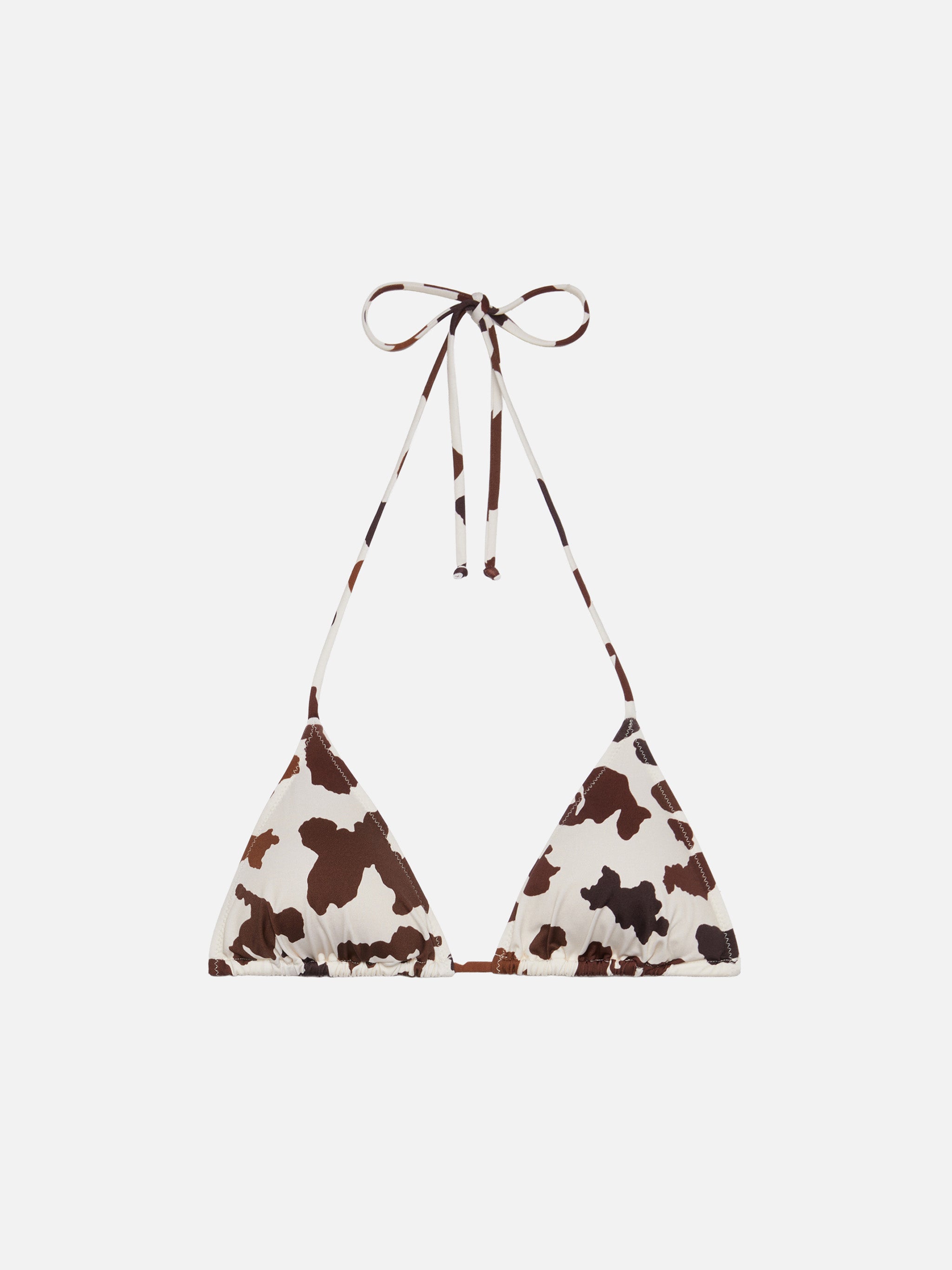 mc2-saint-barth-leah-top-bikini-triangolo-donna-stampa-muccata-beige image 1