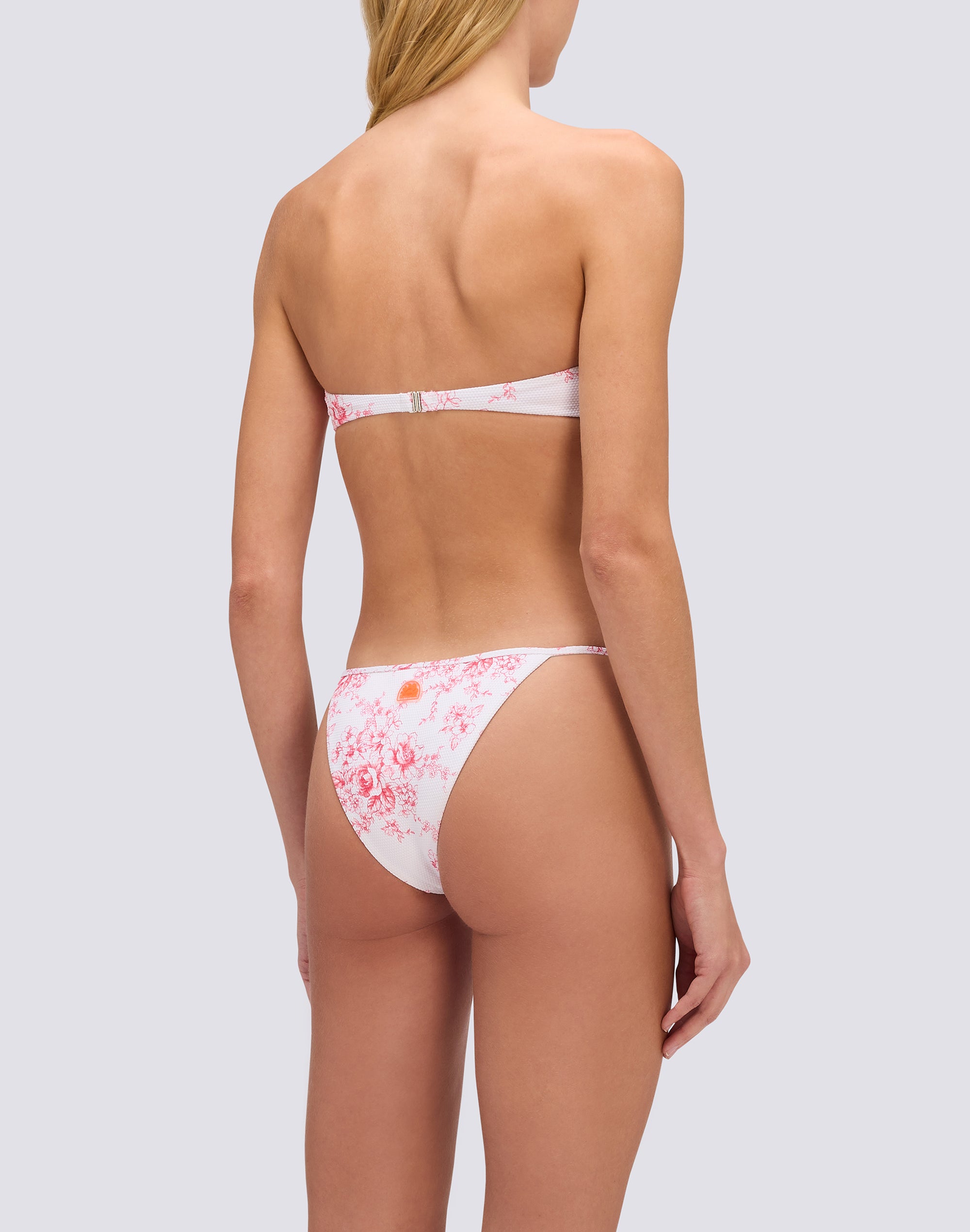 sundek-ioni-bikini-top-a-fascia-donna-fantasia-rose-de-joie image 2
